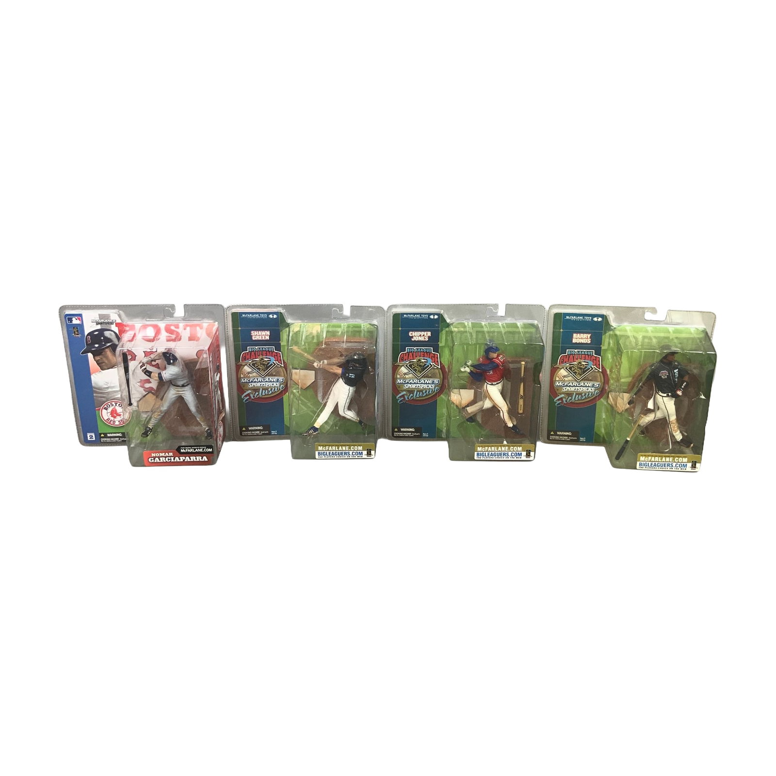 4pc Lot of McFarlane Toys SportsPicks MLB Figurines in Boxes including Big League Challenge (1 of 3)