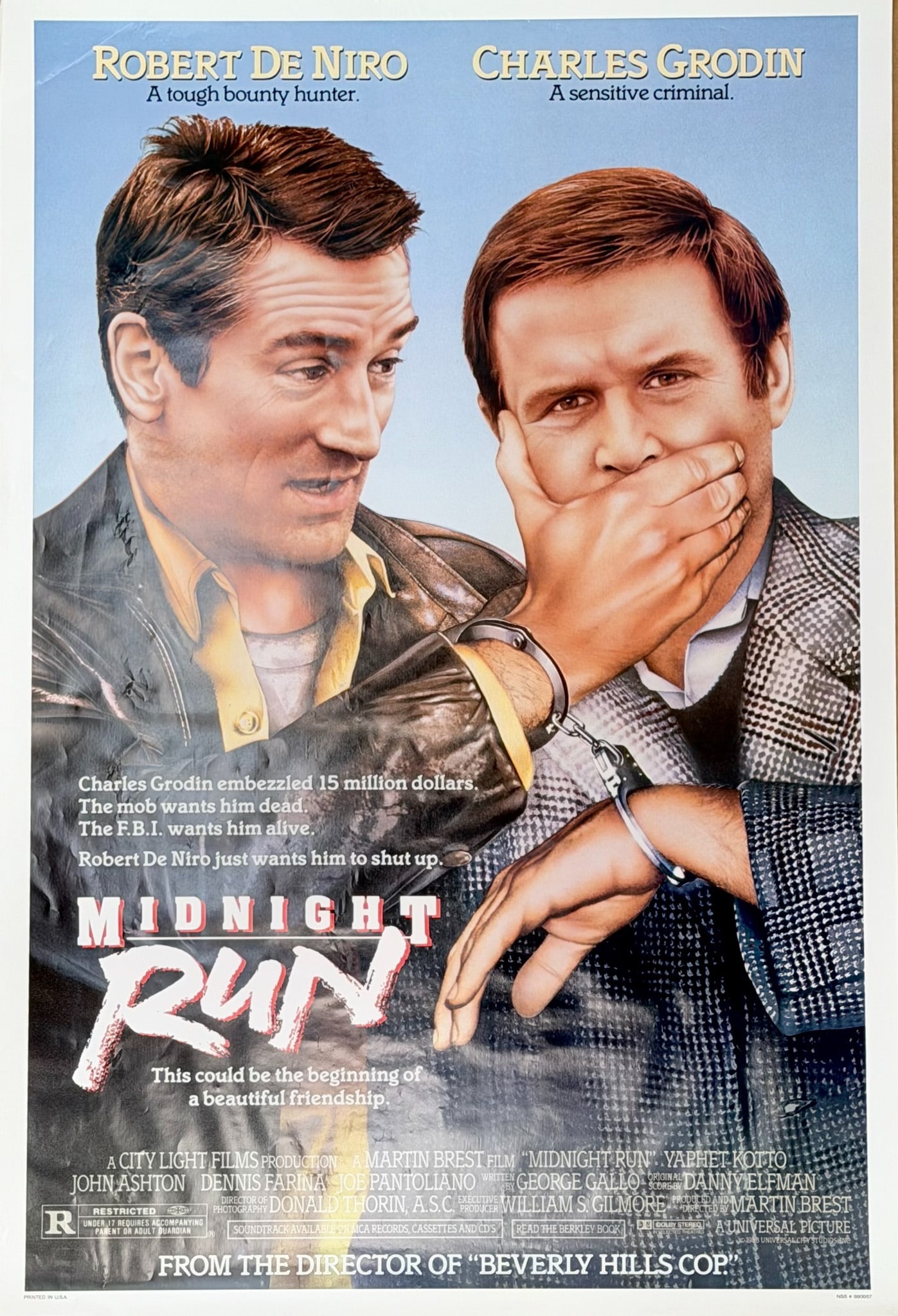 Midnight Run 1988 Theatrical Movie Poster (1 of 2)