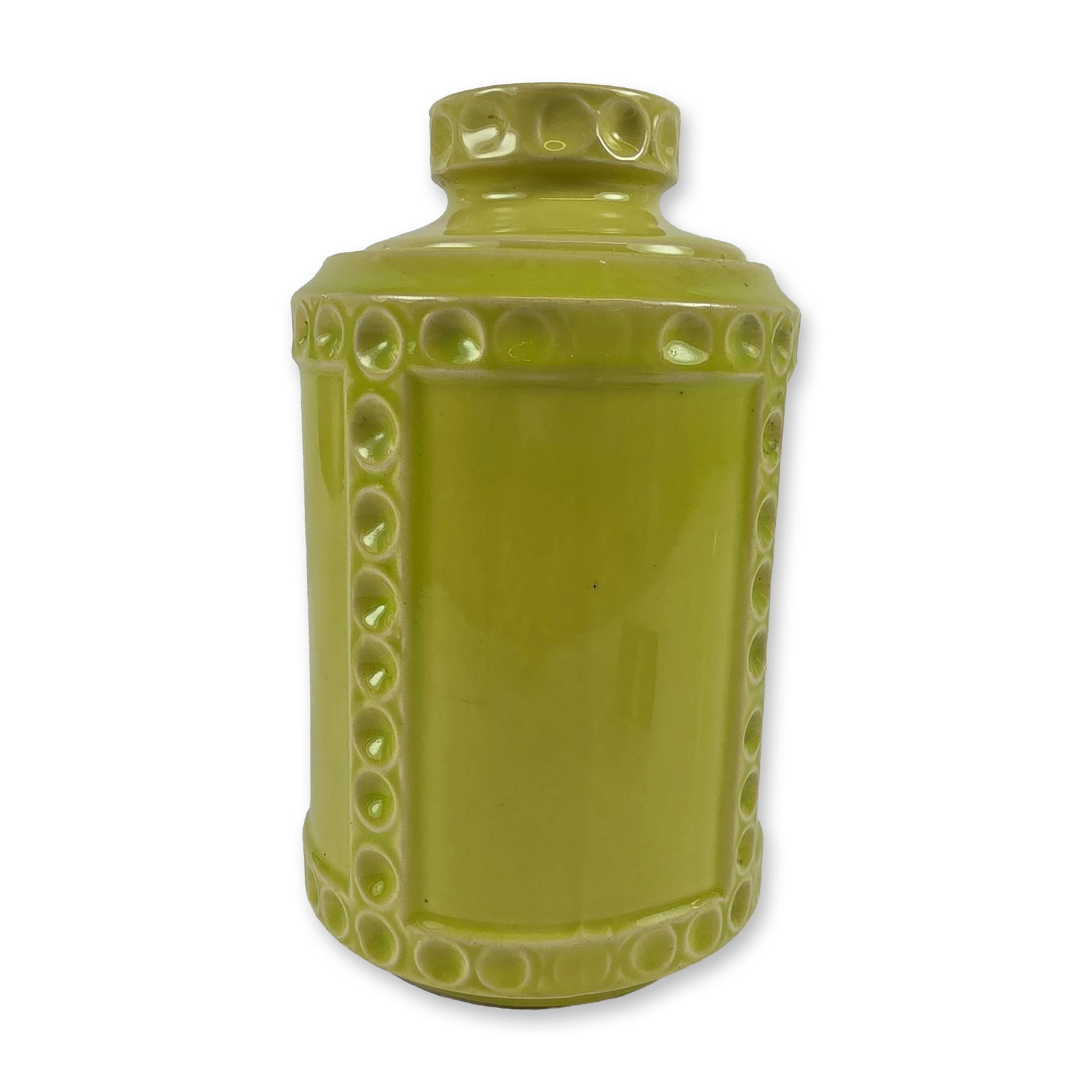 McCoy Chartreuse Glazed Ceramic Canister (1 of 4)