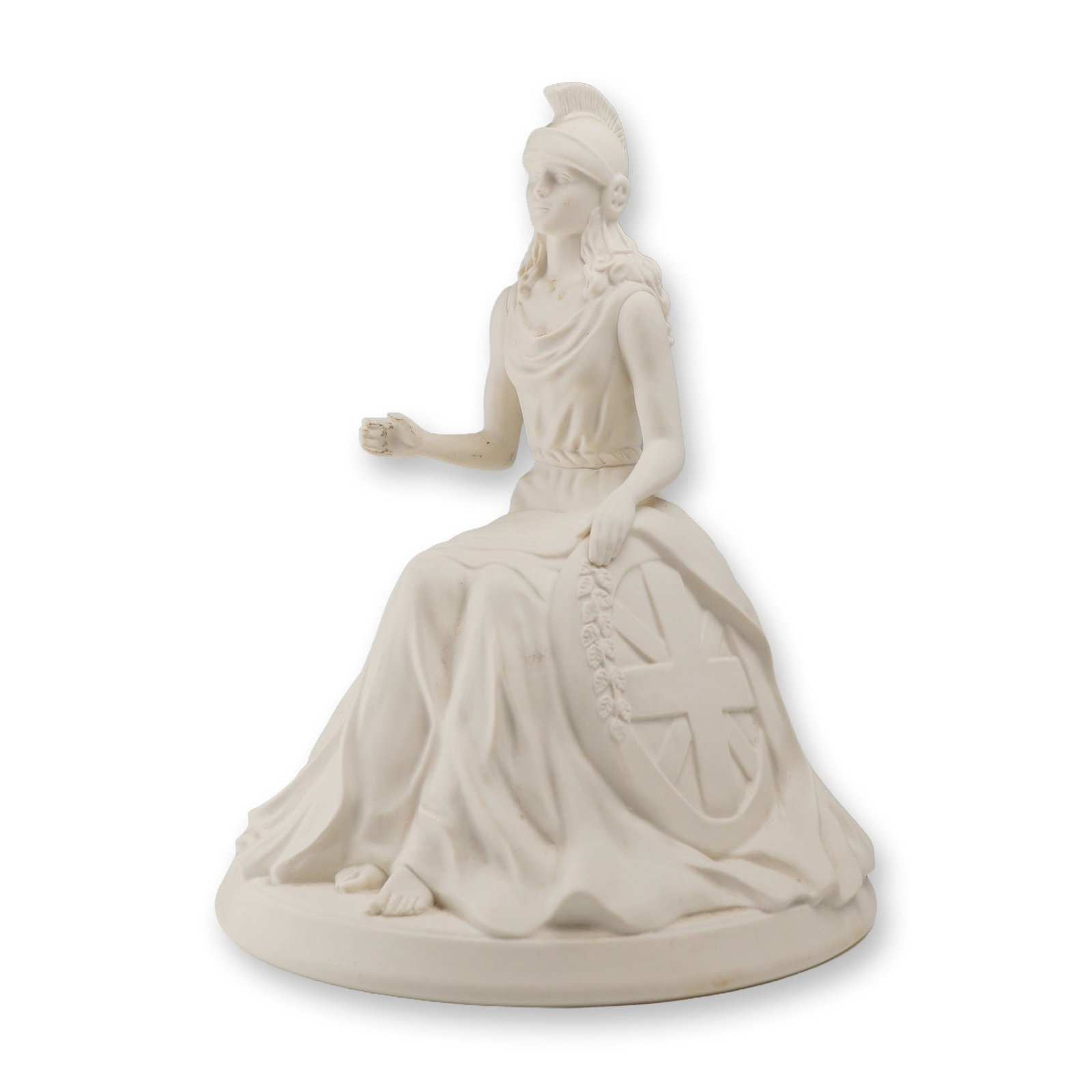 Wedgwood Victorian Parian Ware Sculpture of Britannia (1 of 4)