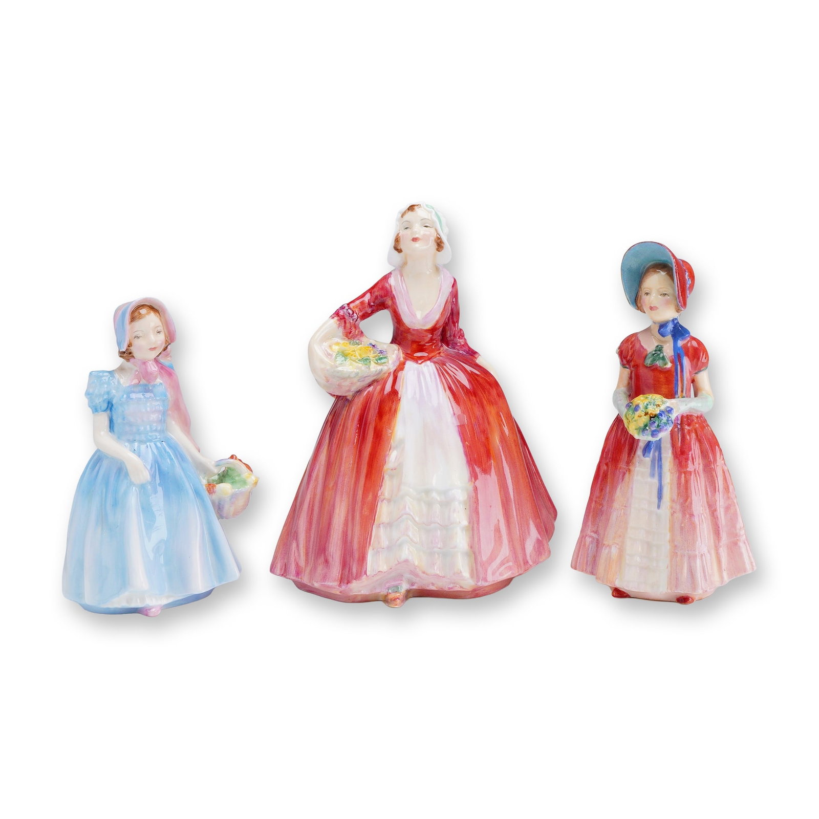 Royal Doulton Porcelain Figurines, Janet, Wendy, and Diana (1 of 3)