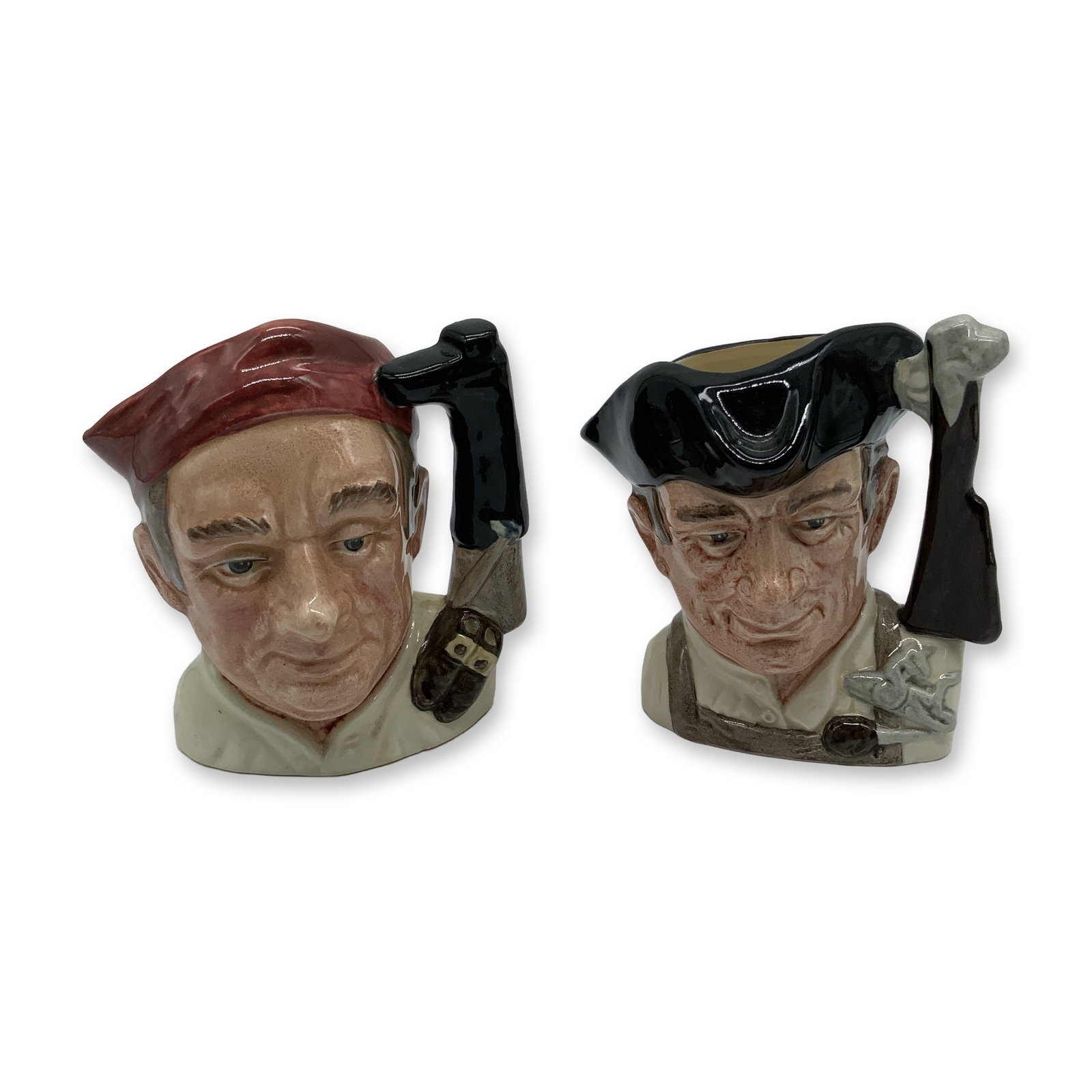 2pc Royal Doulton Sm Character Jugs, Boot Maker & Gunsmith (1 of 3)