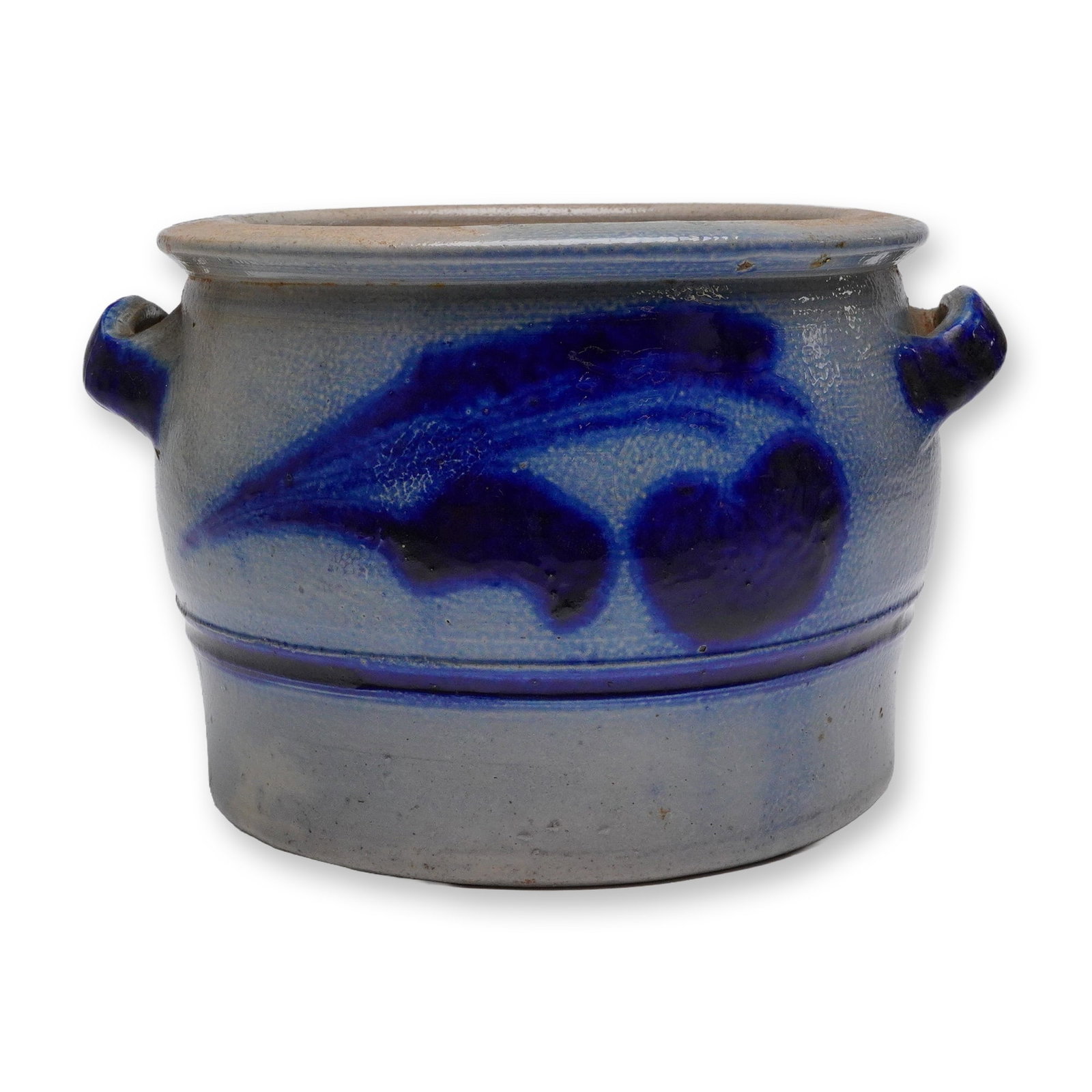 Westerwald Salt-Glazed Stoneware Storage Crock, Marked 7 1/2 (1 of 5)