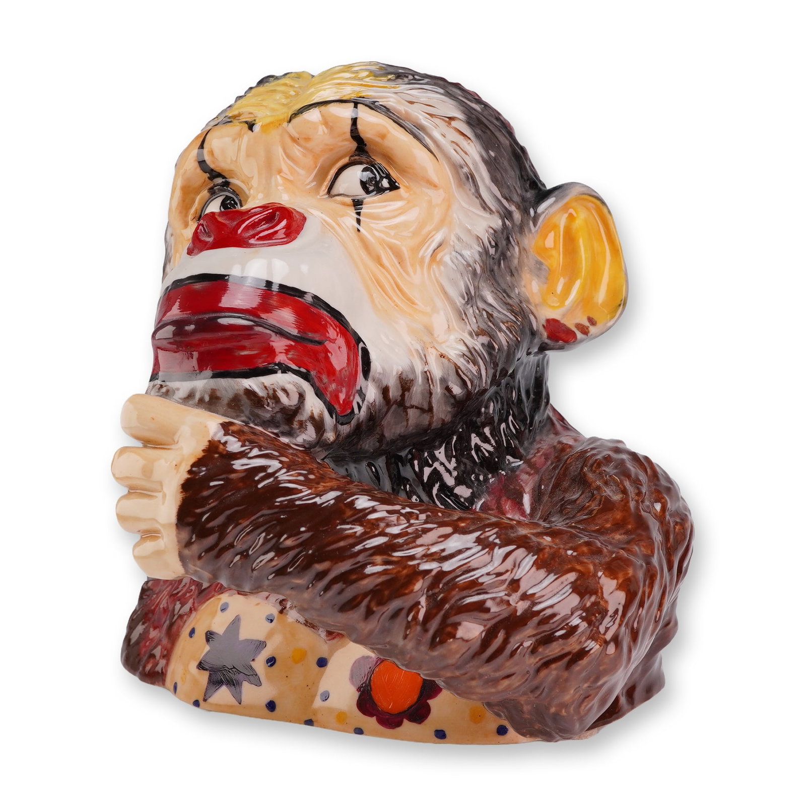 Kevin Francis Ceramics Banksy Street Art The Thinker Trial Bust by Victoria Bourne (1 of 3)