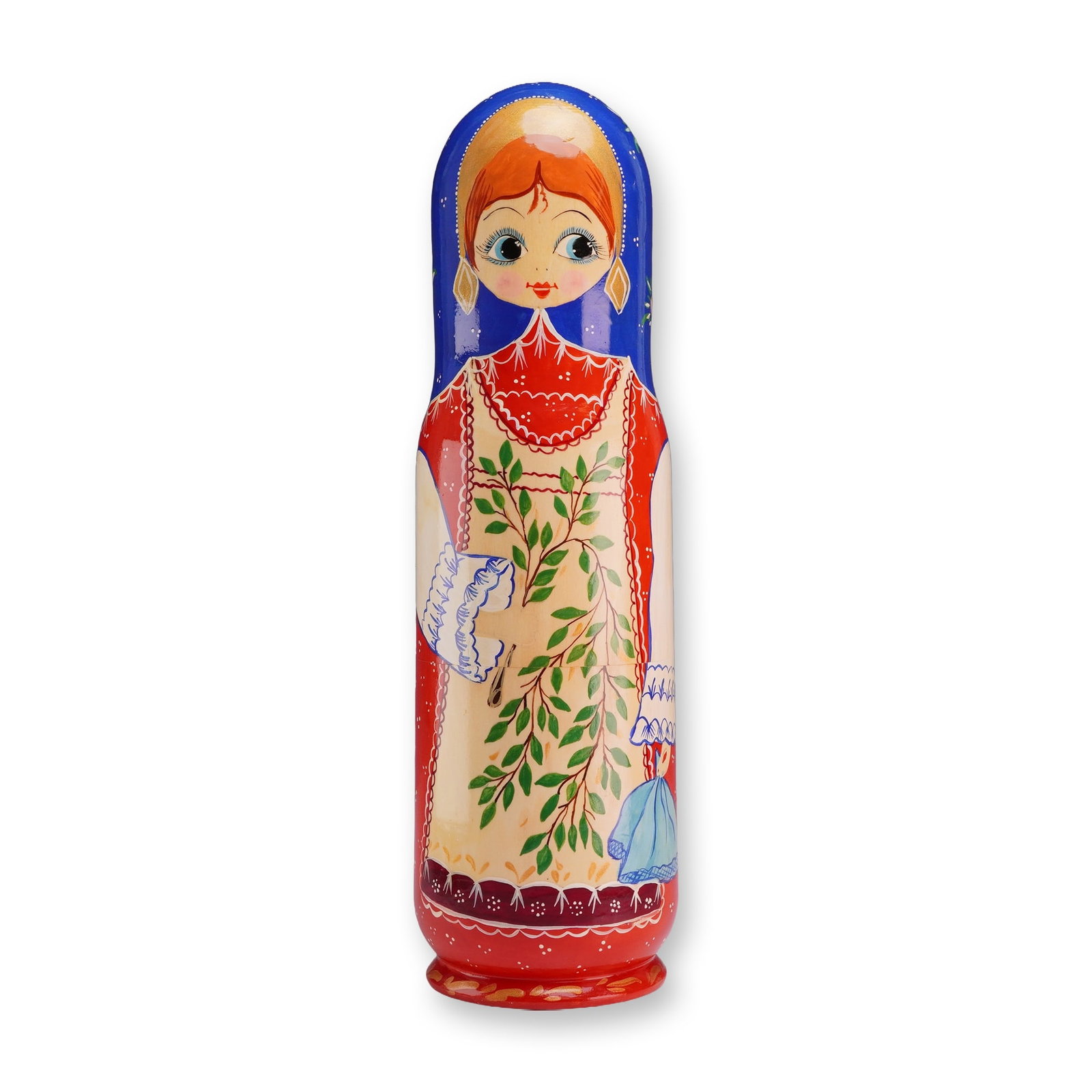 Large Hand-Painted Russian Matryoshka Nesting Doll (1 of 3)