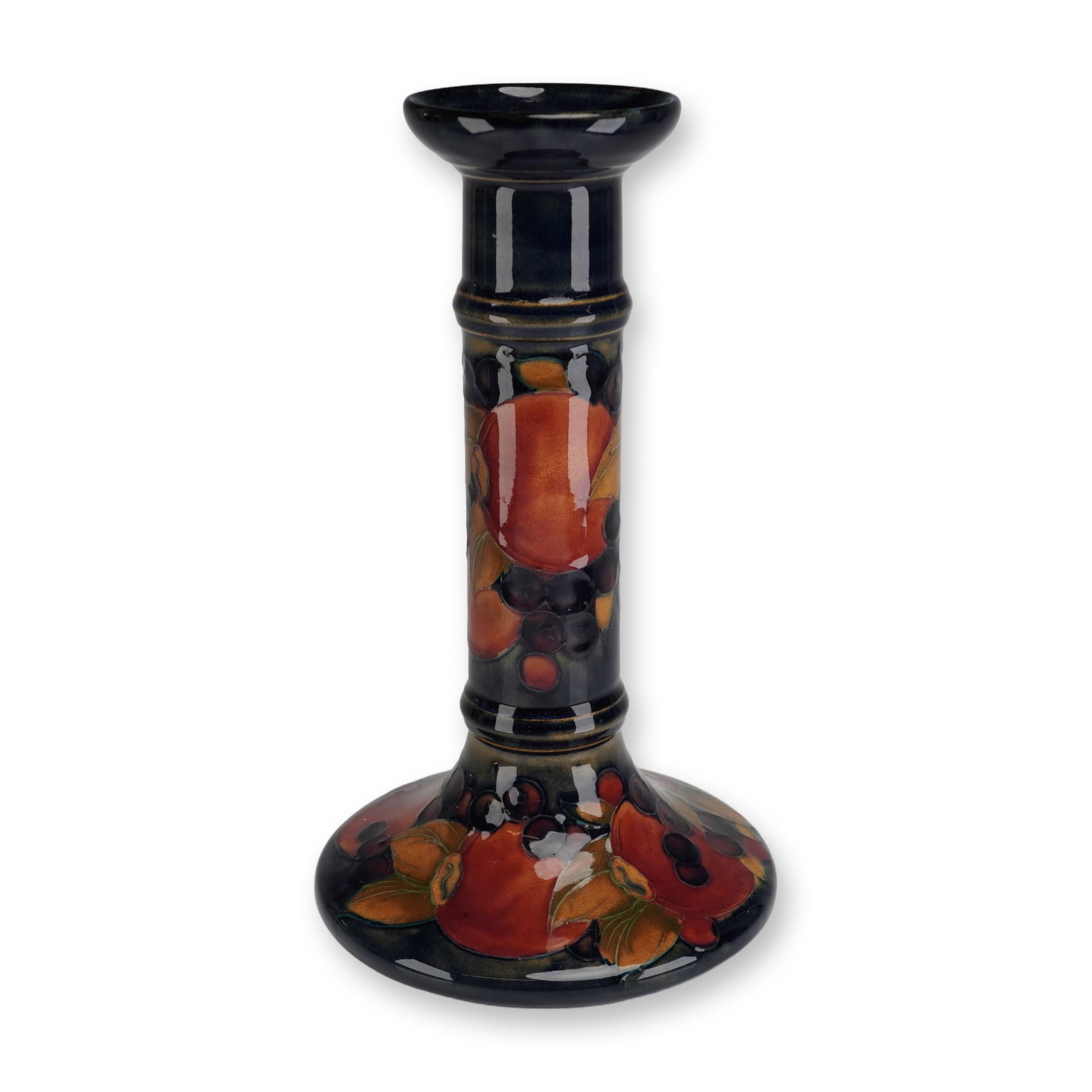 Moorcroft Pottery by William Moorcroft Candlestick, Pomegranate (1 of 5)