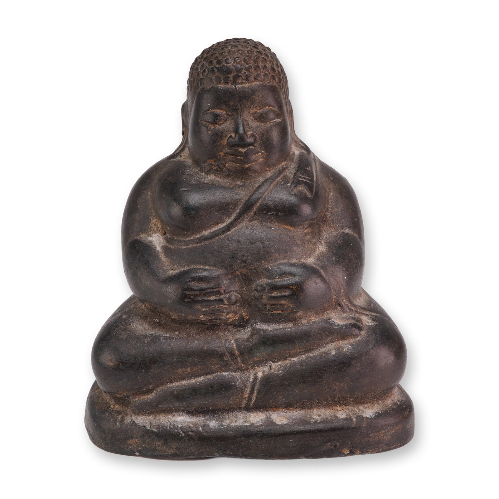 Tibetan Bronze Seated Buddha (1 of 3)