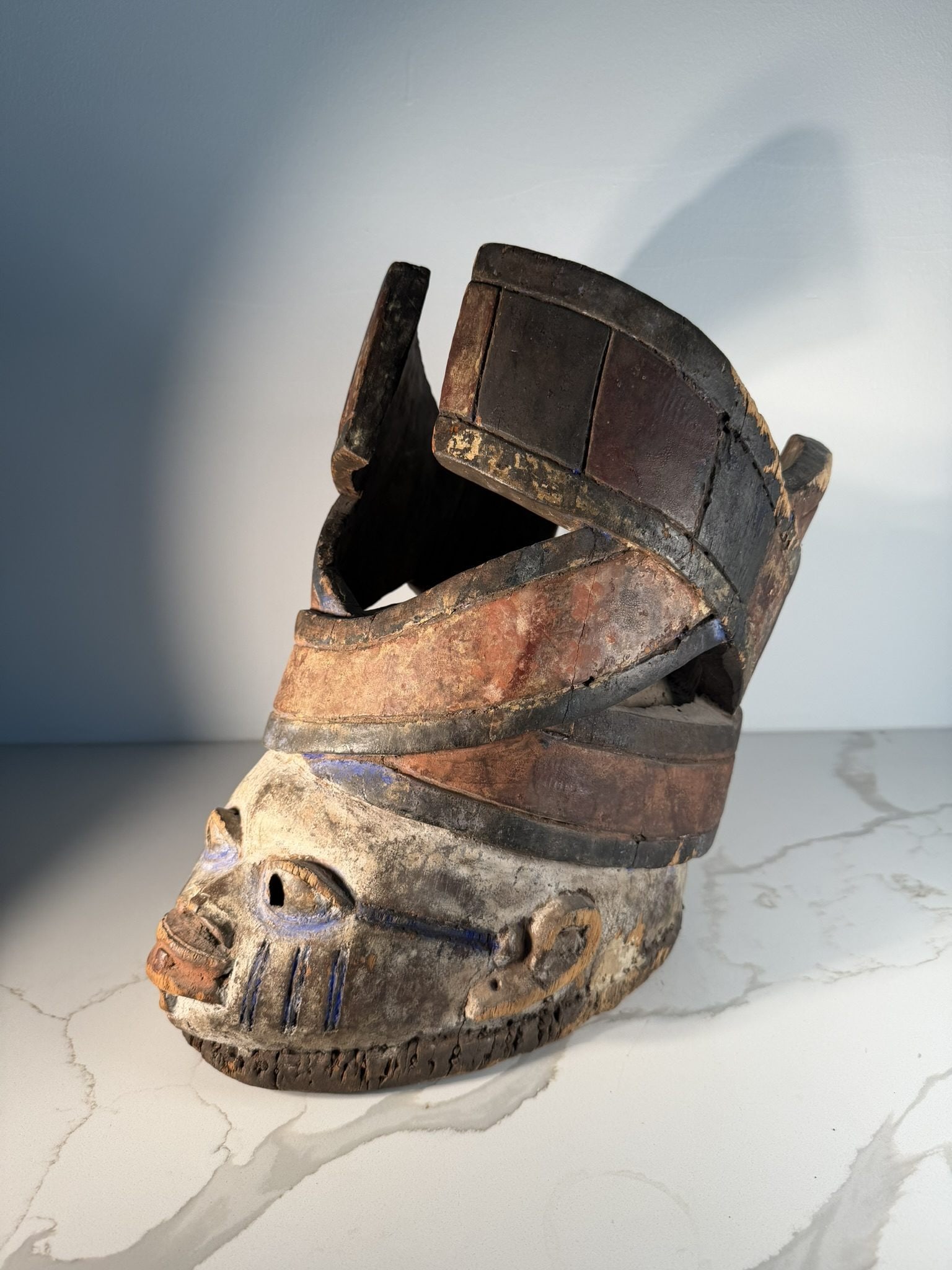 Yoruba Gelede Helmet Mask Headdress, Benin/Nigeria, 19th Century (1 of 10)