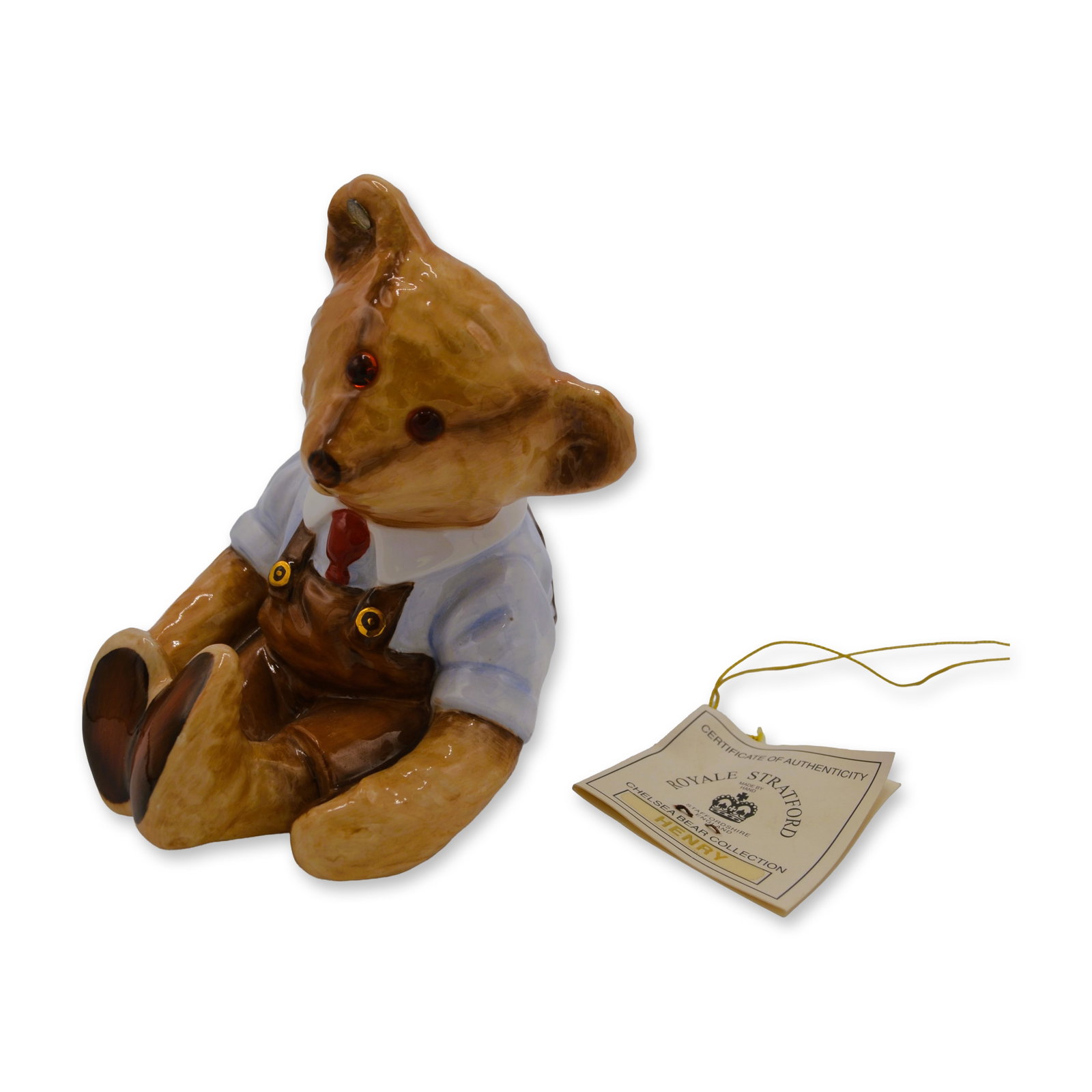 Royale Stratford Porcelain Chelsea Bear Collection "Henry" Teddy Bear Figurine, 2002 (1 of 4)