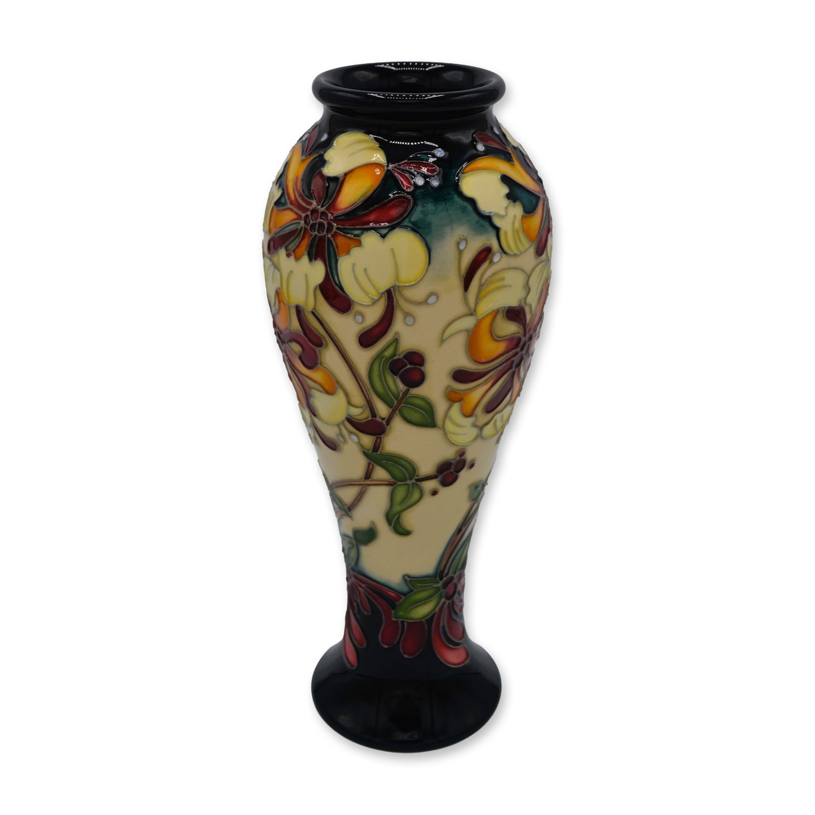 Moorcroft Pottery Floral Vase By Rachel Bishop, 2014 (1 of 4)