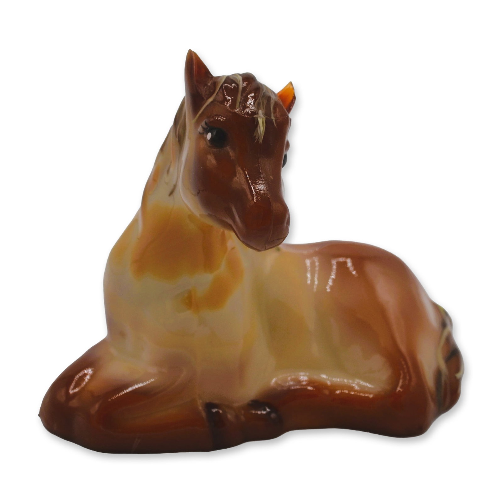 Fenton Glass Pony Sculpture, By D. Robinson, Artist Signed (1 of 7)