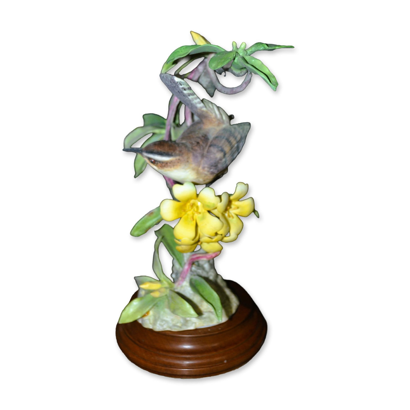 Royal Worcester Porcelain Sculpture LE Dorothy Doughty Bewick's Wren, 1956 (1 of 6)