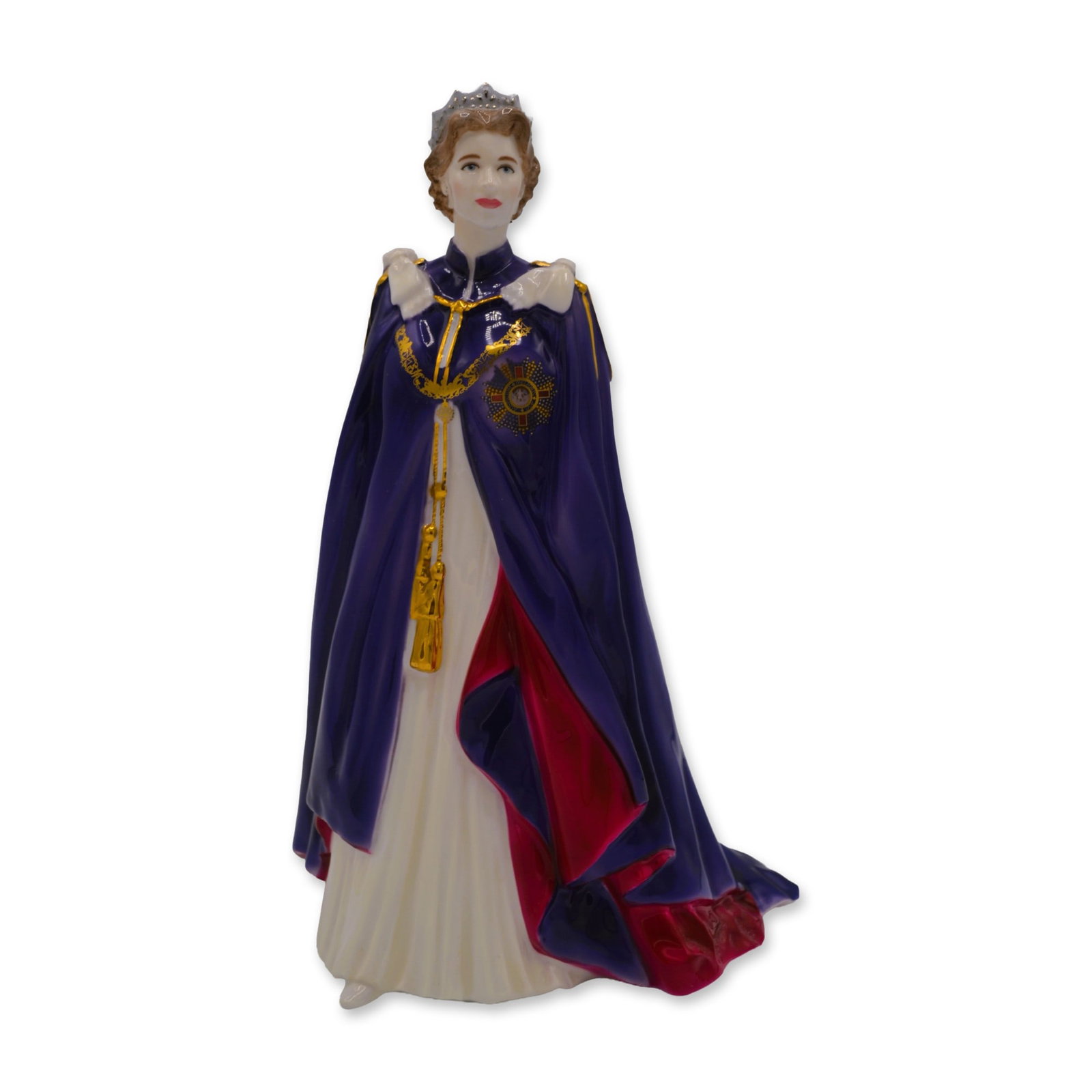 Royal Worcester Porcelain LE Figurine Queen Elizabeth II, 2001 (1 of 5)