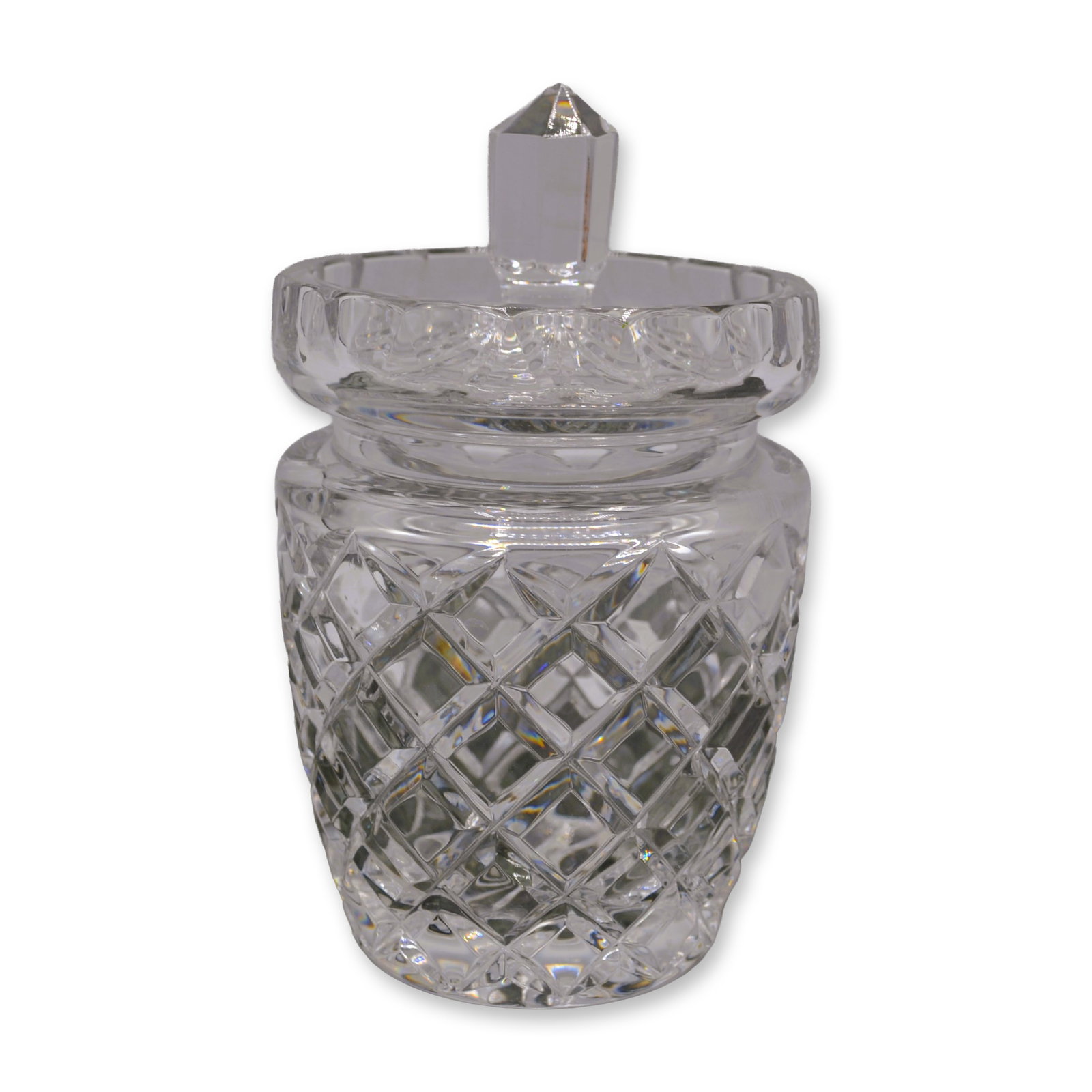 Ceska Czech Cut Crystal Covered Honey/Jelly, 1982 (1 of 4)