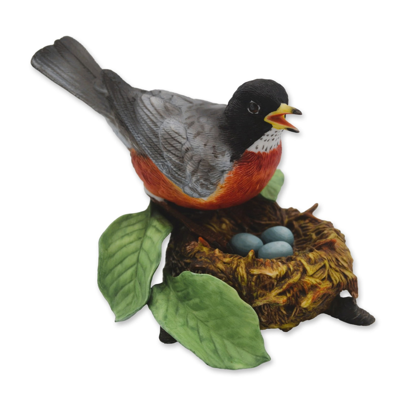 Lenox Porcelain Sculpture American Robin Bird, 1989 (1 of 7)