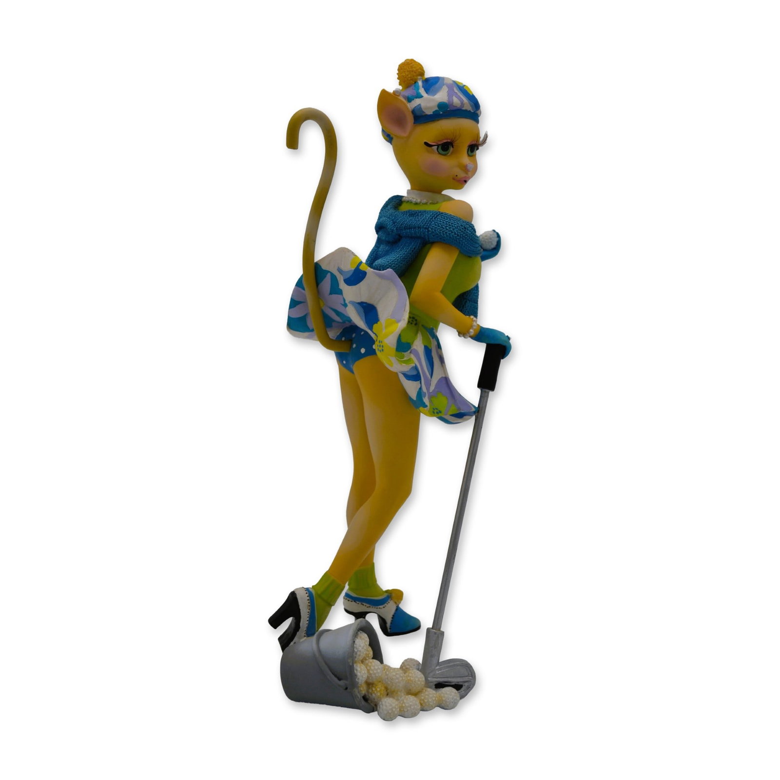 Margaret Le Van Alley Cats Figurine "Daisy Doll" Trophy Cat, LV 30-FE29, OB: Margaret Le Van Alley Cats "Daisy Doll" Trophy Cat Figurine, W/Box, LV 30-FE29. Margaret Le Van Alley Cats features Daisy Doll Trophy Cat Figurine, one of the glamour Pusses and Sex Kittens rolled int