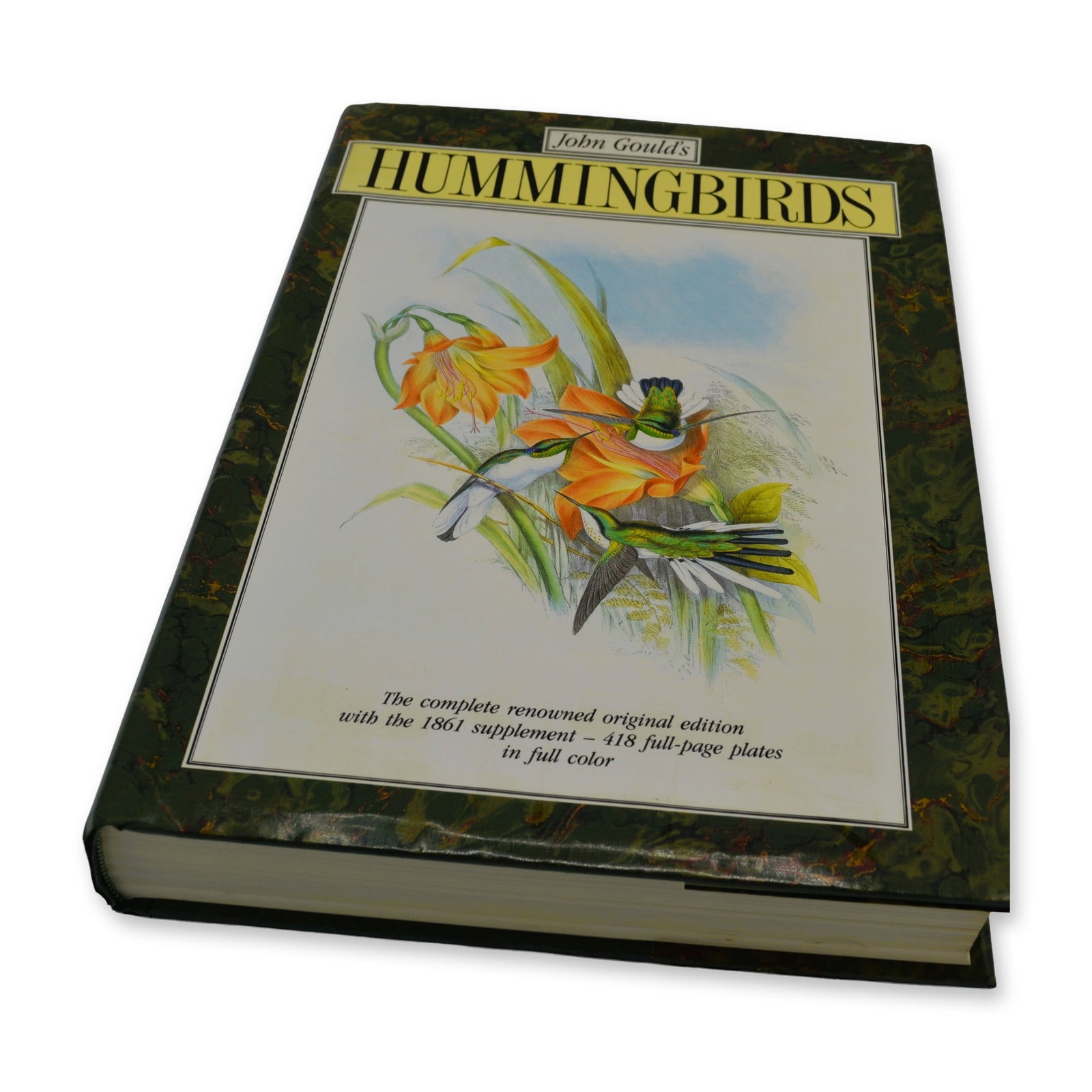 John Gould's Hummingbirds Hardcover Book, 1990: John Gould's Hummingbird Hardcover Book, wIth Full Color Jacket, published by The Wellfleet Press, NJ, USA in 1990. Language: English. Binding: Hardcover. ISBN: 1555216617. Pages: 418. Genre: Nature, 