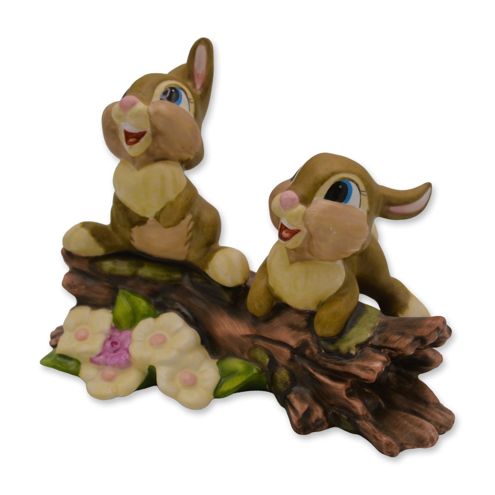 Classics Walt Disney Bambi 50th Anniversary, "Hello, Hello There!" Sculpture, Vintage: Bisque Porcelain Decorated, this sculpture was created through the collaborative efforts of the animators and other artists of The Walt Disney Studios, using the same principles applied to classic Dis