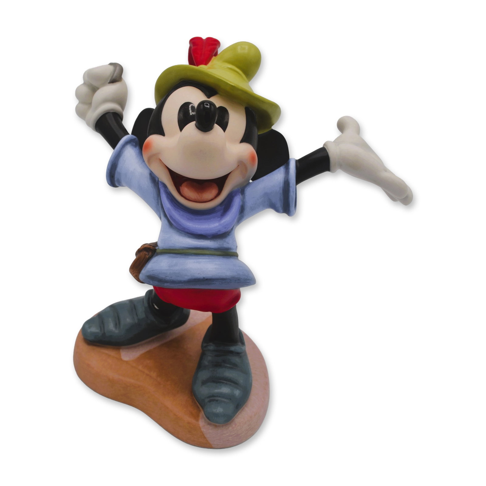 Classics Walt Disney Collectors Society Members Only, Animator's Choice, Mickey Mouse "I Let 'em: Bisque Porcelain Decorated, this sculpture was created through the collaborative efforts of the animators and other artists of The Walt Disney Studios, using the same principles applied to classic Dis