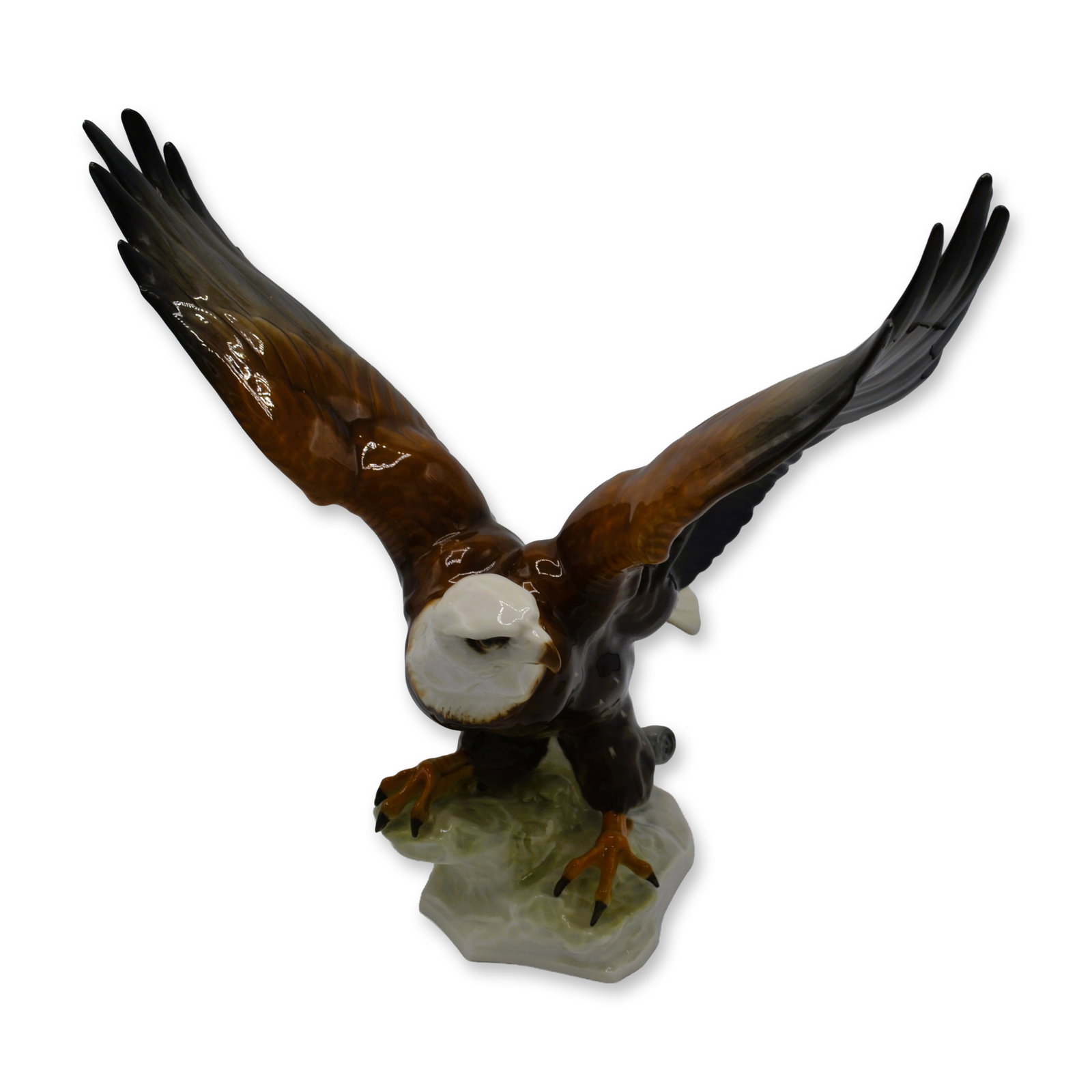 Hutschenreuther Porcelain Eagle Sculpture, Designer, K. Tutter, Germany, 11"H, Vintage (1 of 6)