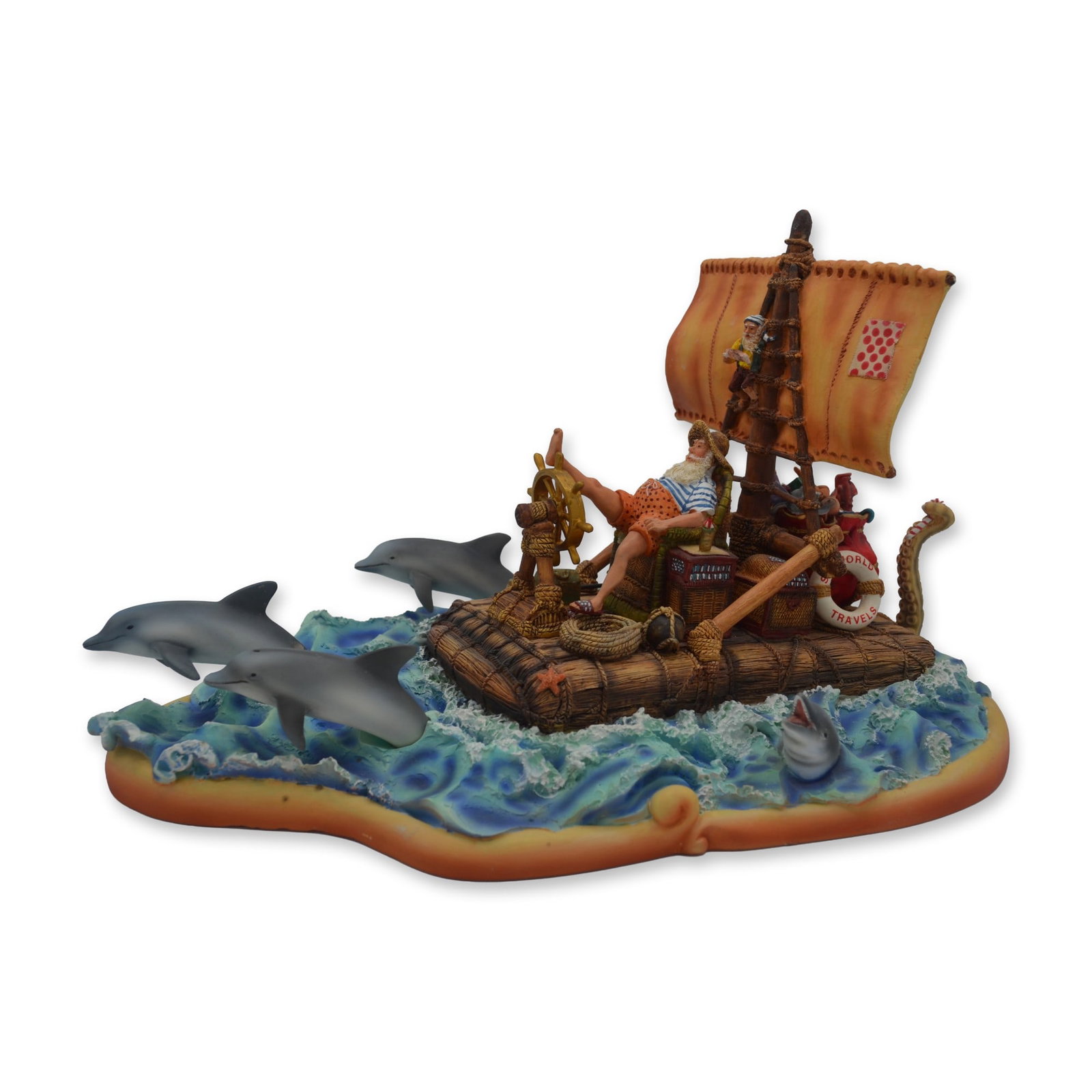 Maruri USA LE Santa's World Travels "S. S. World Travels" Premier Sculpture, 1997 (1 of 5)