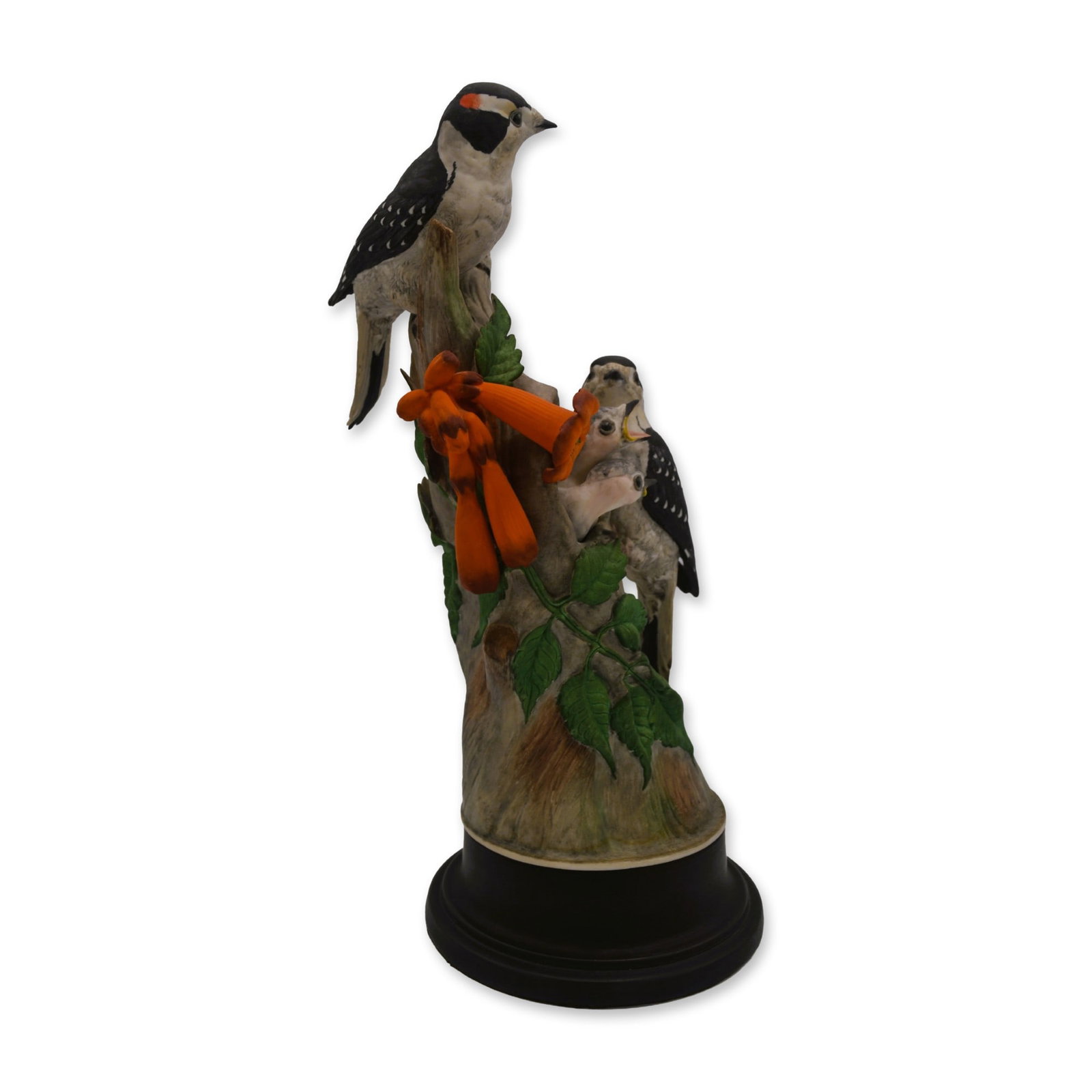 Boehm Porcelain LE Downy Woodpecker Bird Sculpture, 1957 (1 of 5)