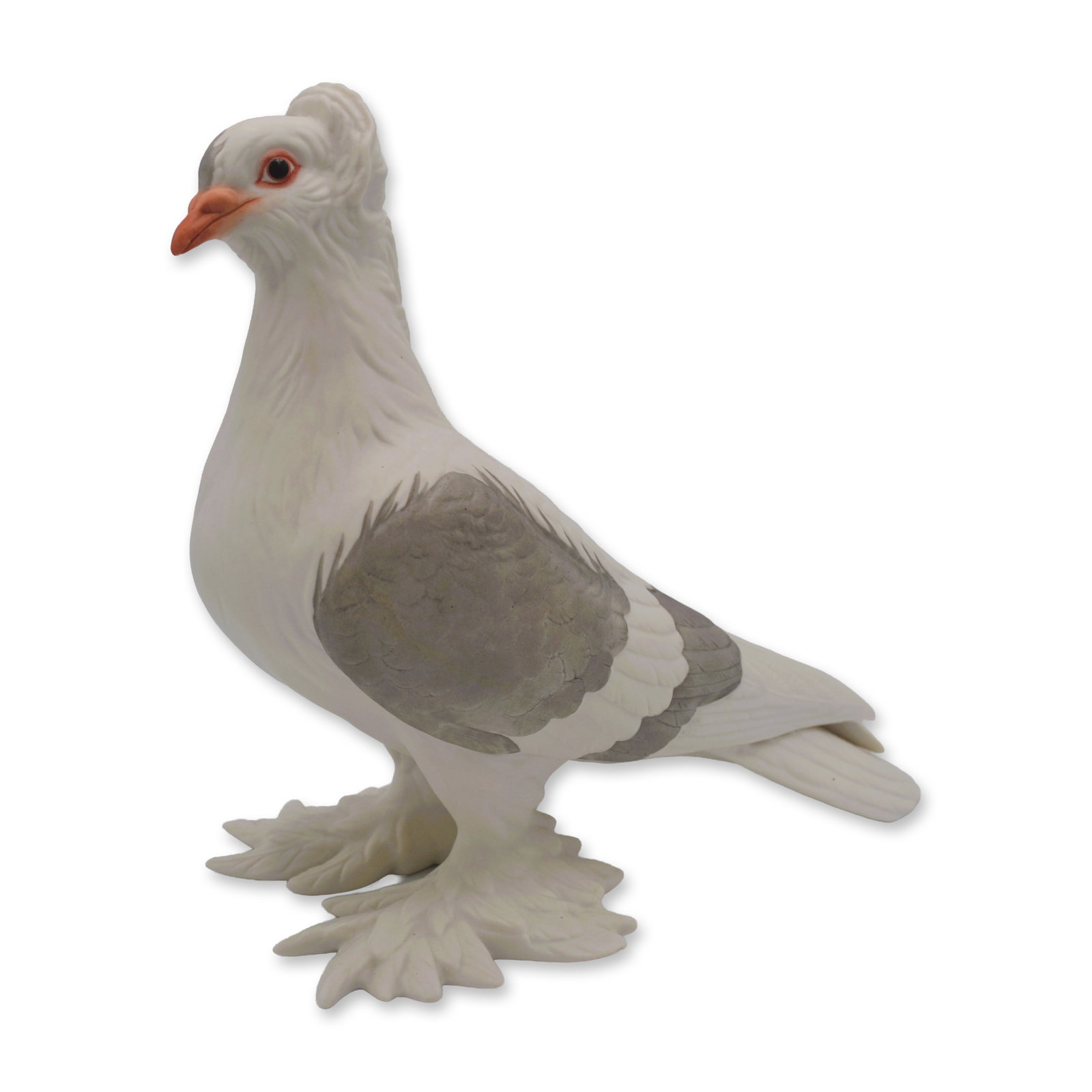 Boehm Porcelain LE Tumbler Pigeon Bird Sculpture, 1955 (1 of 6)