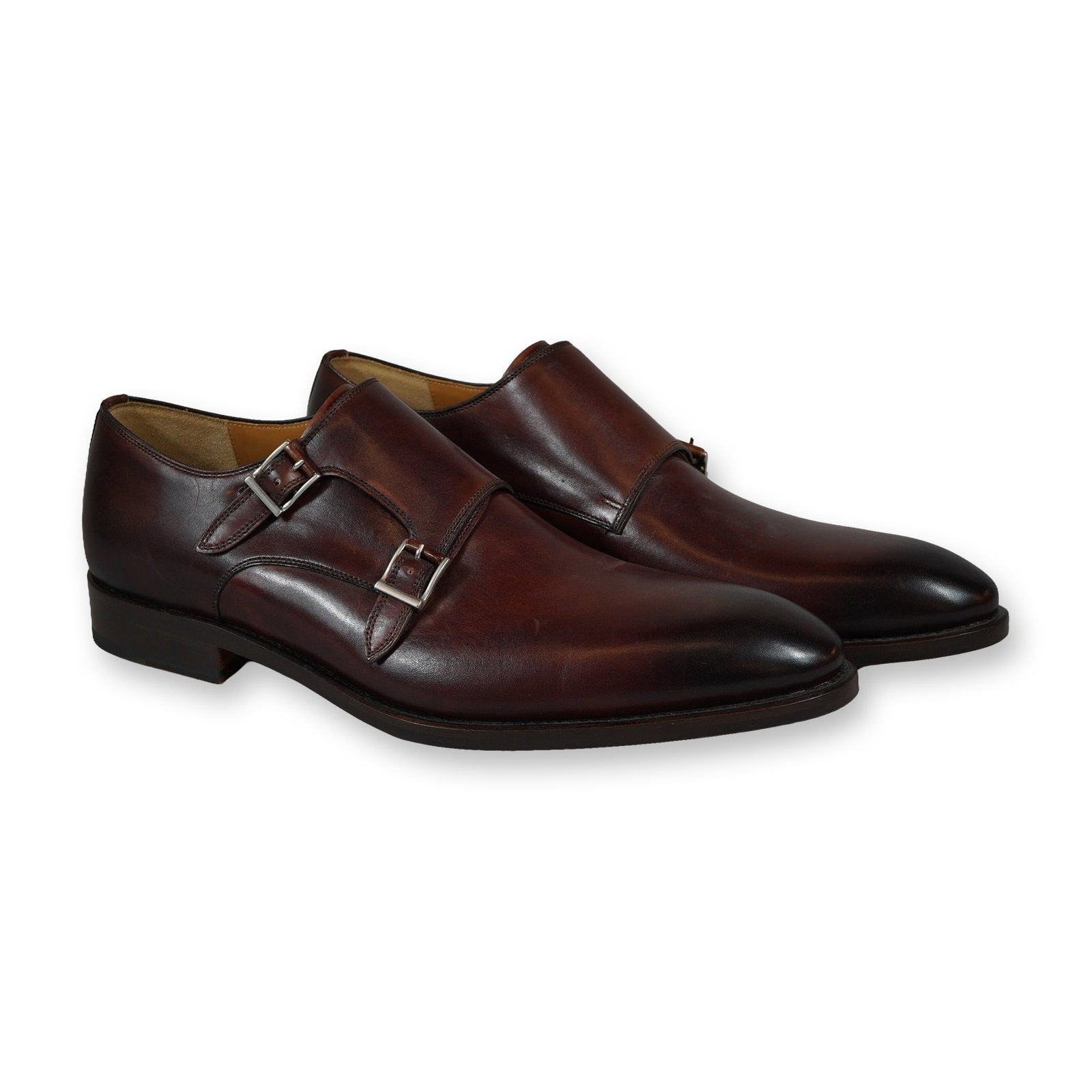 Magnanni for Neiman Marcus Spanish Double Monk Strap Leather Shoes (1 of 6)