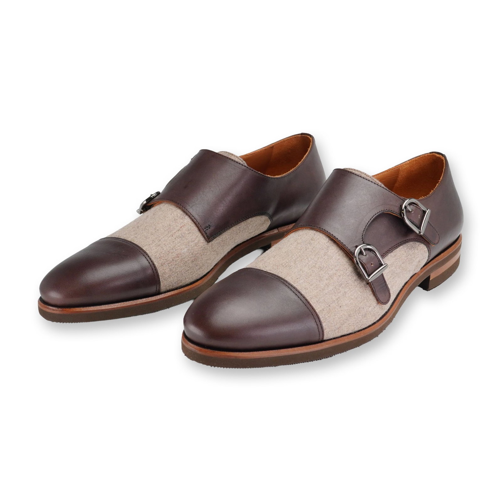Pair of Taft Double Monk Strap Men's Shoes (1 of 5)