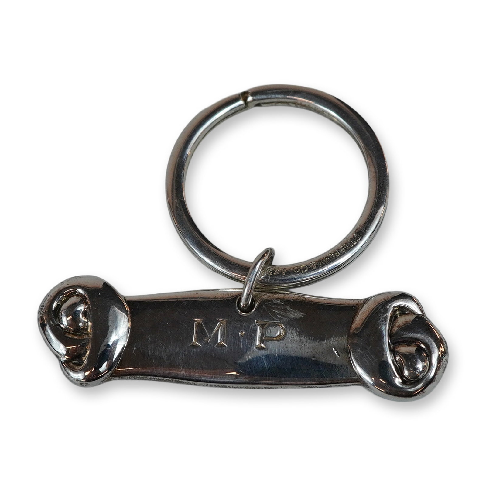 Tiffany & Co. Sterling Silver Bone Keychain (1 of 4)