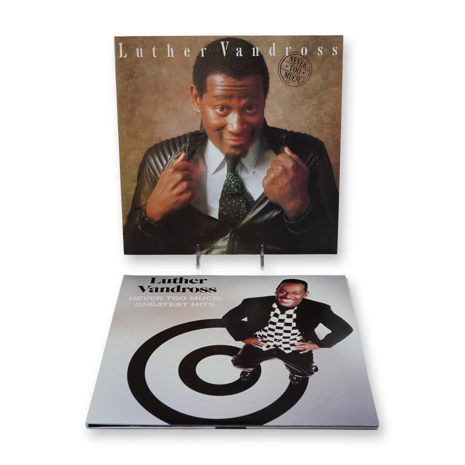 Two Luther Vandross Never Too Much LP Vinyl Records (1 of 4)