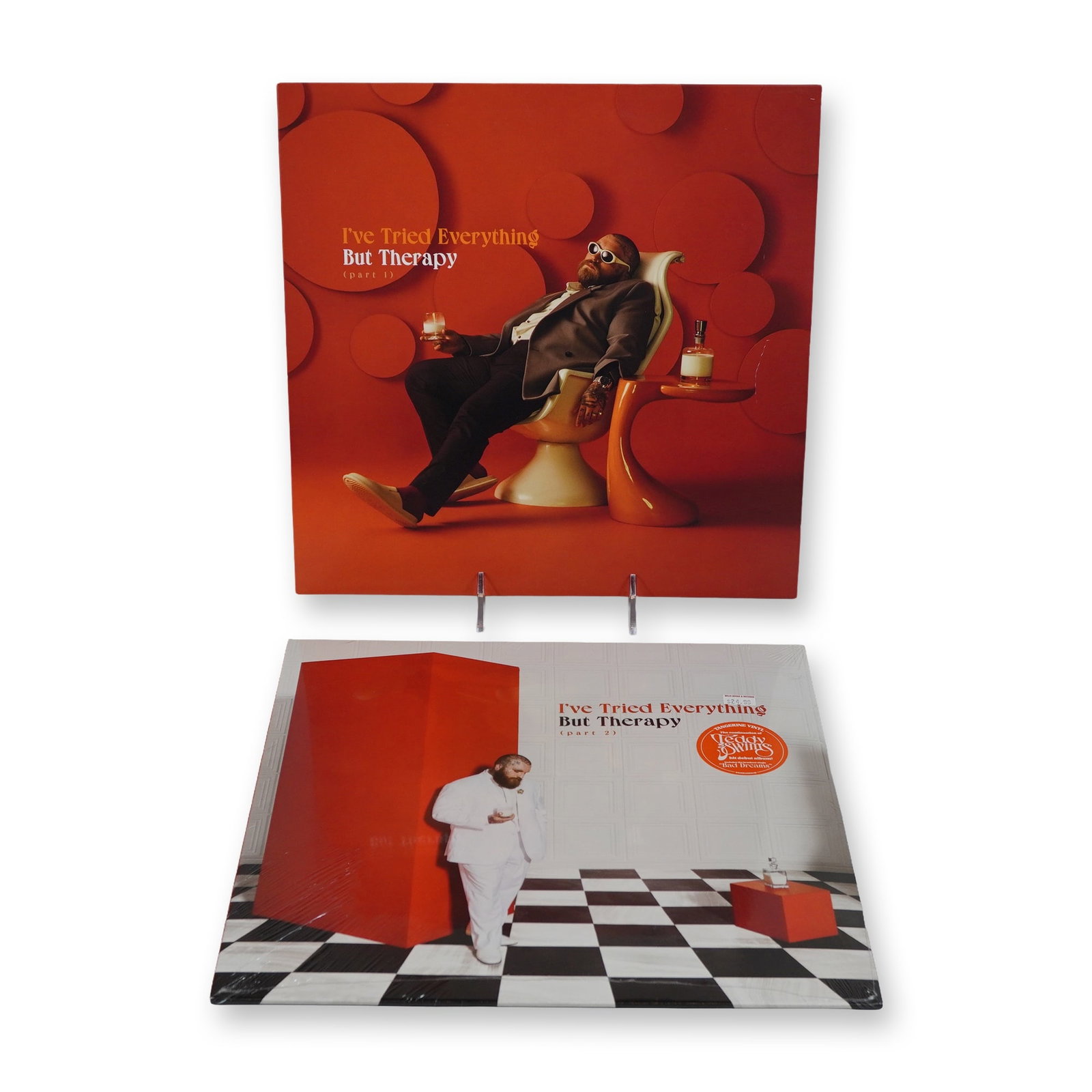 Two Teddy Swims I've Tried Everything But Therapy Part 1 & 2 Vinyl LP Records (1 of 3)