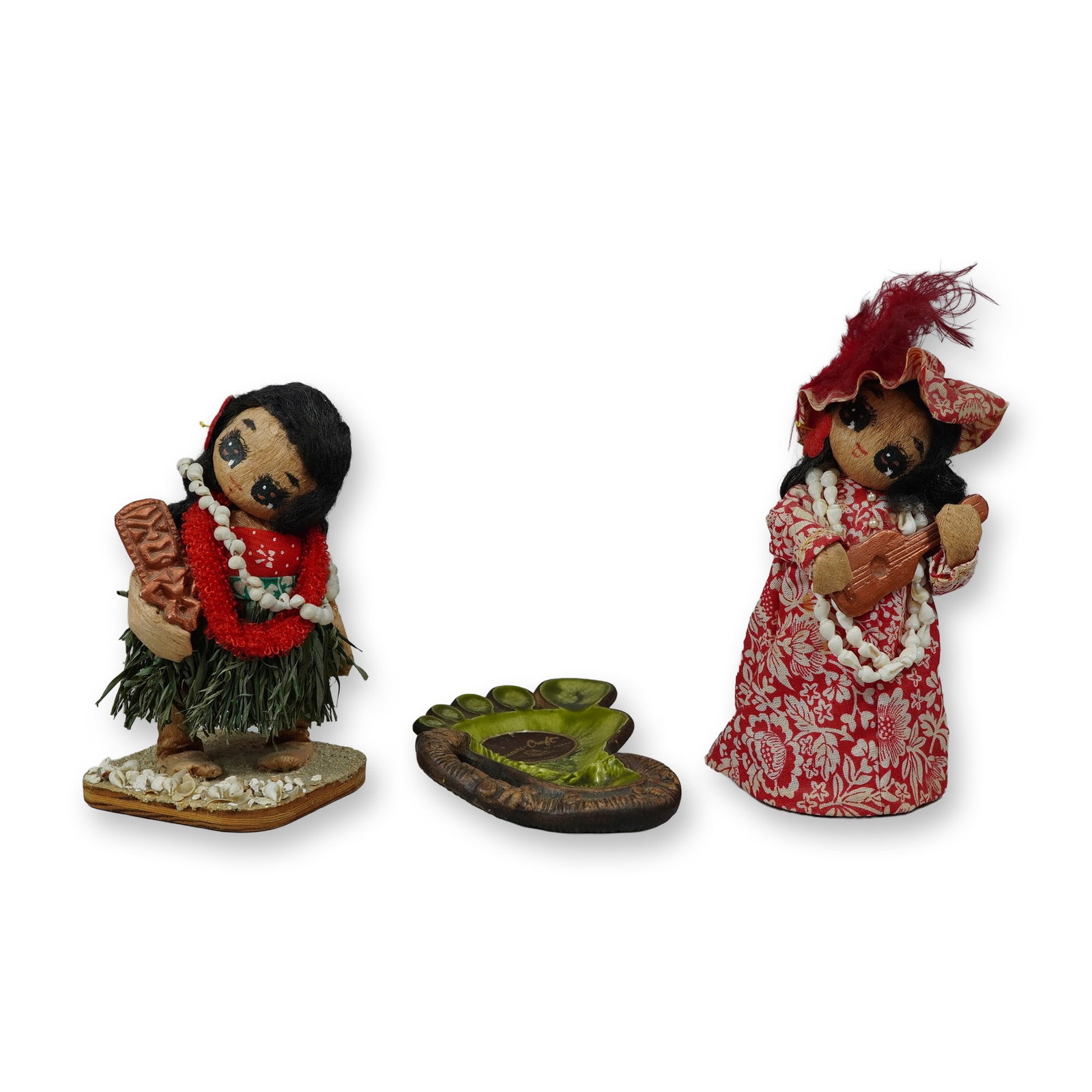 Jane Lee Tapa Dolls and Treasure Craft Dish (1 of 3)