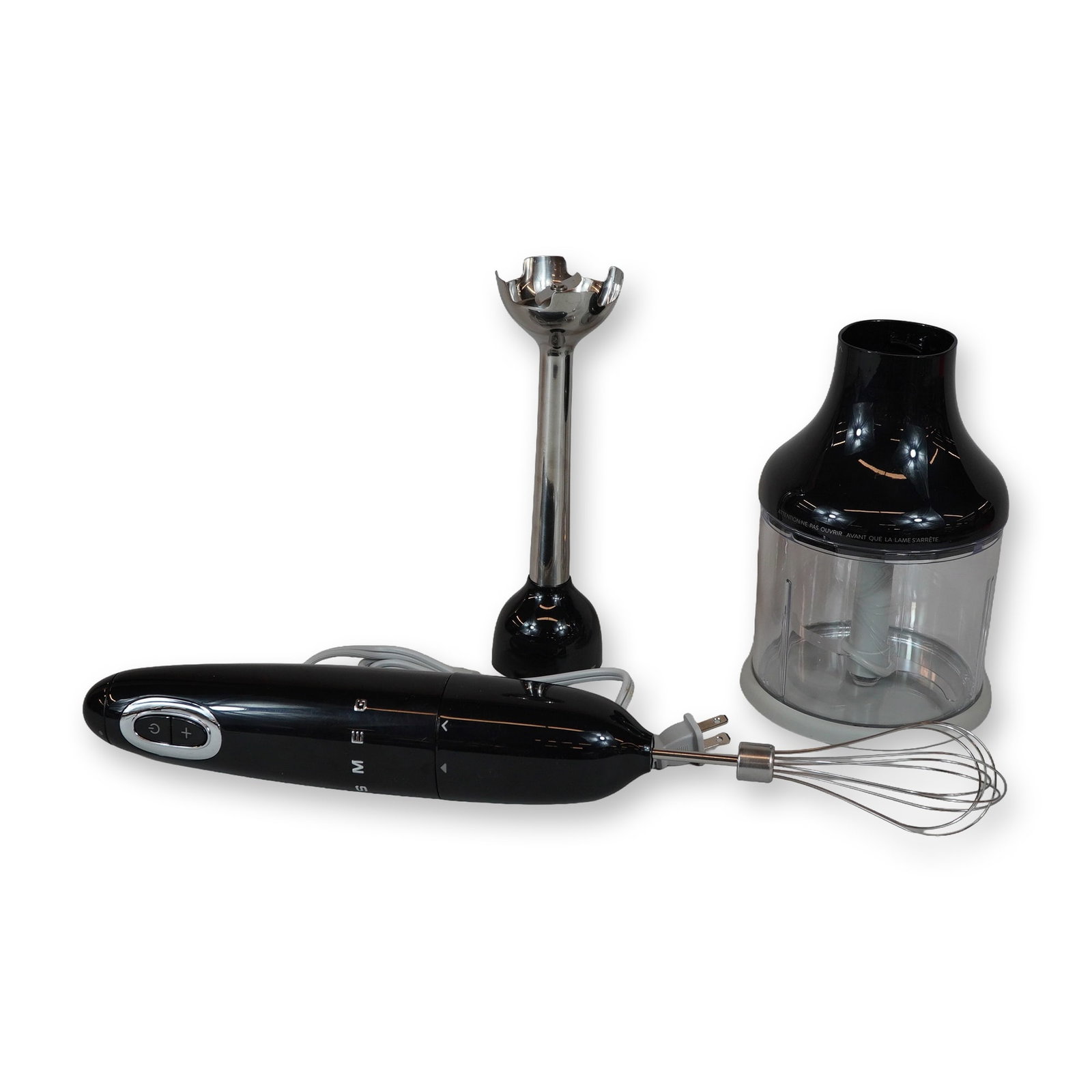Smeg Black Hand Blender Set HBF03BLUS (1 of 3)