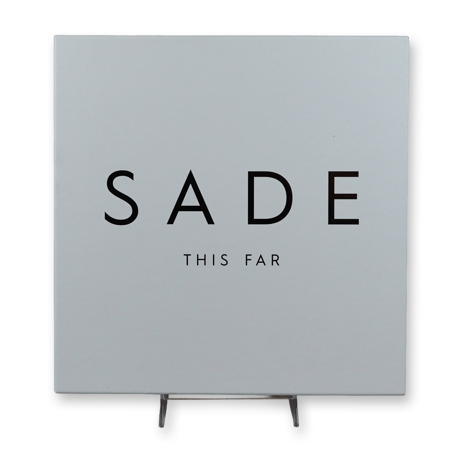 Sade This Far 6-LP Remastered Vinyl Box Set: 2020 Sade complete studio collection vinyl box set titled This Far, published by Sony Music and Epic Records. The collection includes six 180-gram black vinyl LPs: Diamond Life (1984), Promise