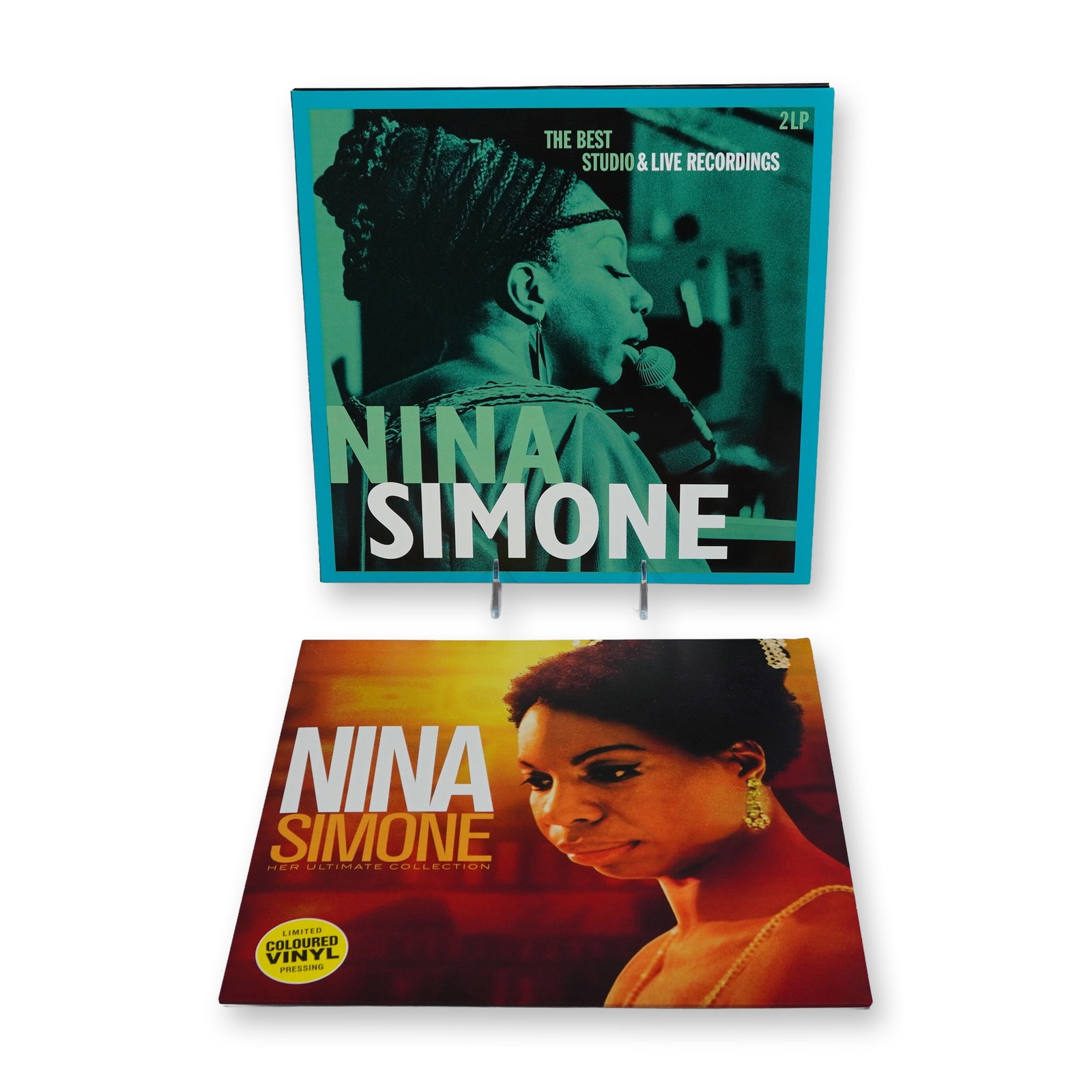 Two Nina Simone The Best and Her Ultimate Collection LP Vinyl Records (1 of 4)