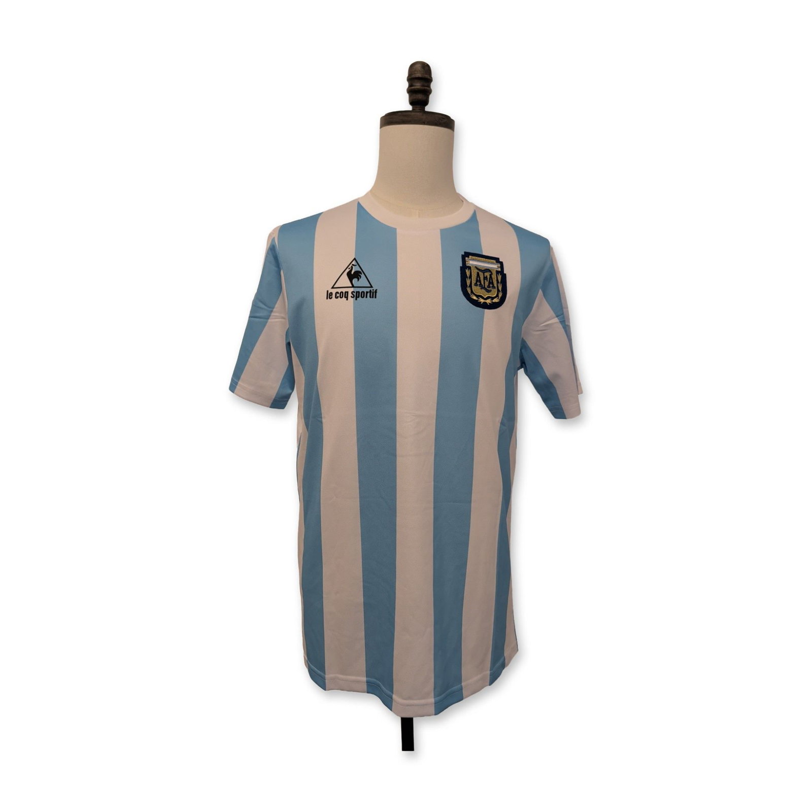 Diego Maradona Signed Argentina Le Coq Sportif 1986 Retro Soccer Jersey (1 of 7)