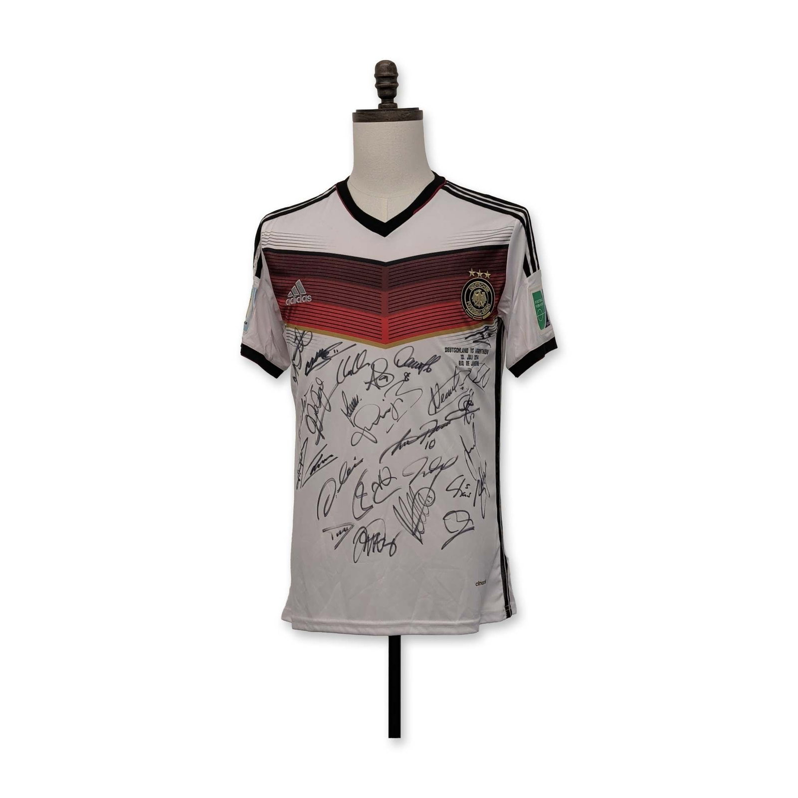 Adidas Germany Signed 2014 World Cup Final Soccer Jersey (1 of 5)