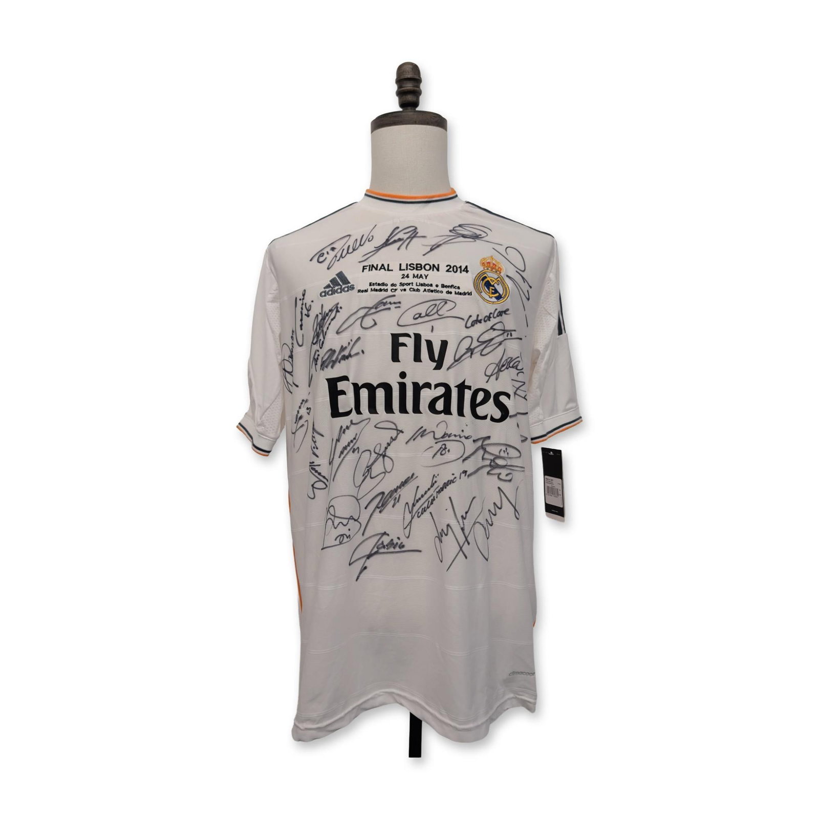 Real Madrid Signed 2014 Champions League Soccer Jersey (1 of 6)