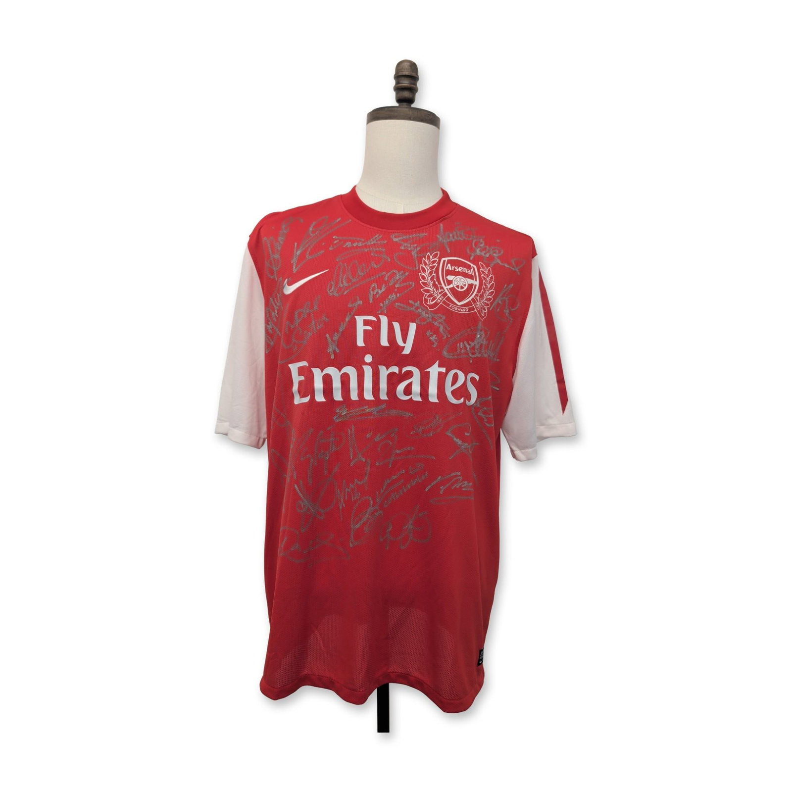 Nike Arsenal FC 2011-2012 Signed Home Soccer Jersey (1 of 7)