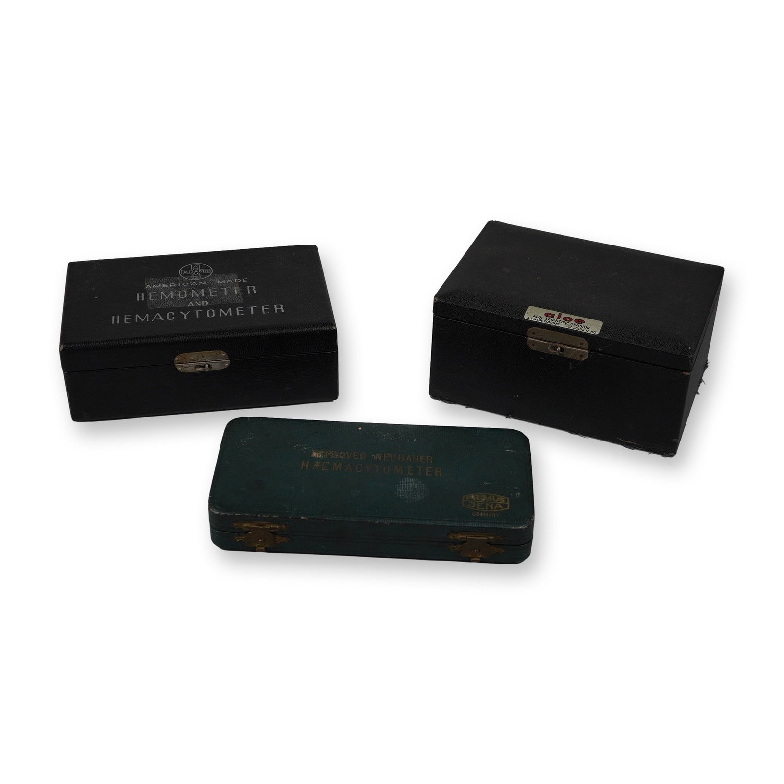 A Three-Piece Scientific Instrument Grouping Including Aloe American Optical Spencer Hb-Meter, Adams (1 of 5)