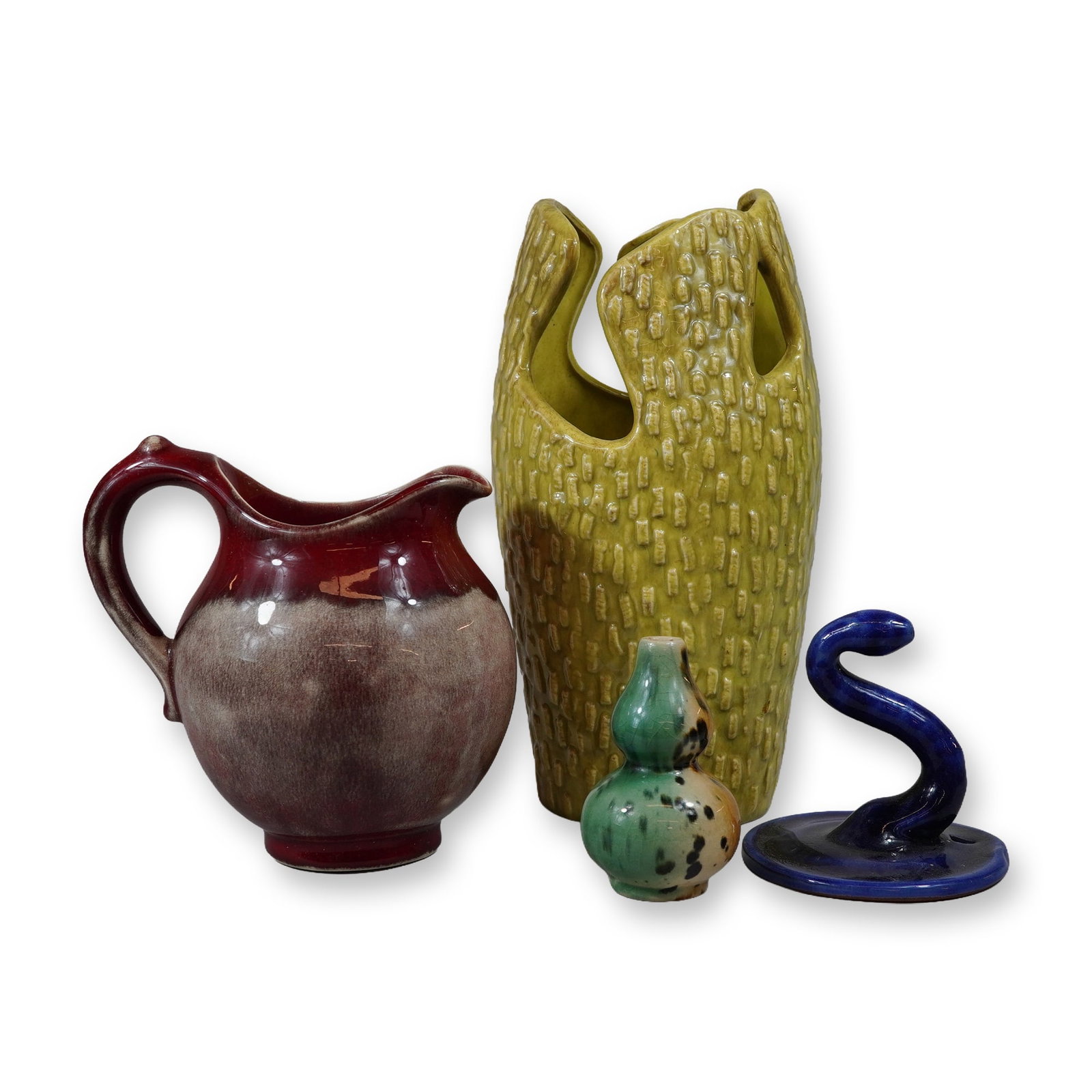 Group of Four Mixed Pottery Pieces (1 of 3)
