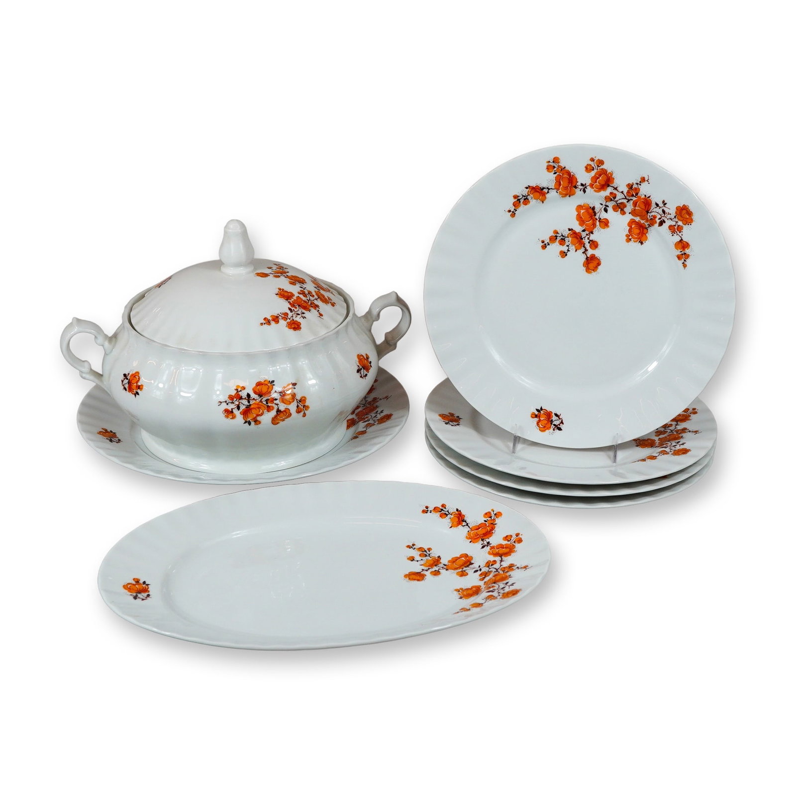 7pc Kronester Bavaria Porcelain Dinnerware Service (1 of 3)