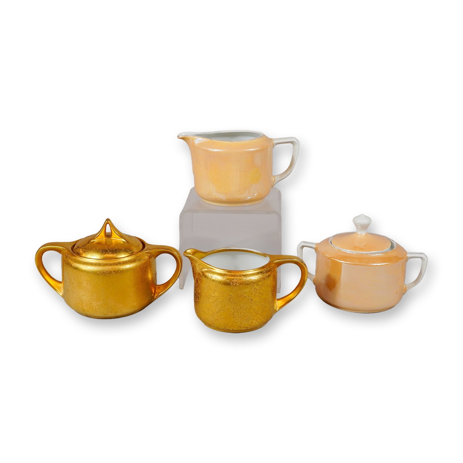 4pc Porcelain Sugar and Creamer Sets including Noritake and Germany (1 of 4)