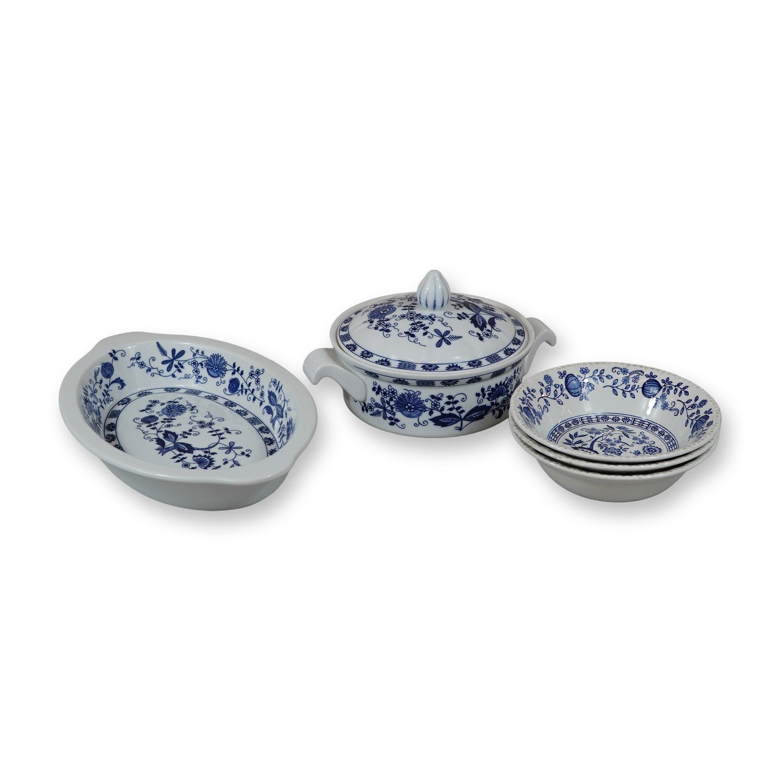 5pc Seymour Mann Vienna Woods and Blue Heritage Ceramic Tableware (1 of 3)