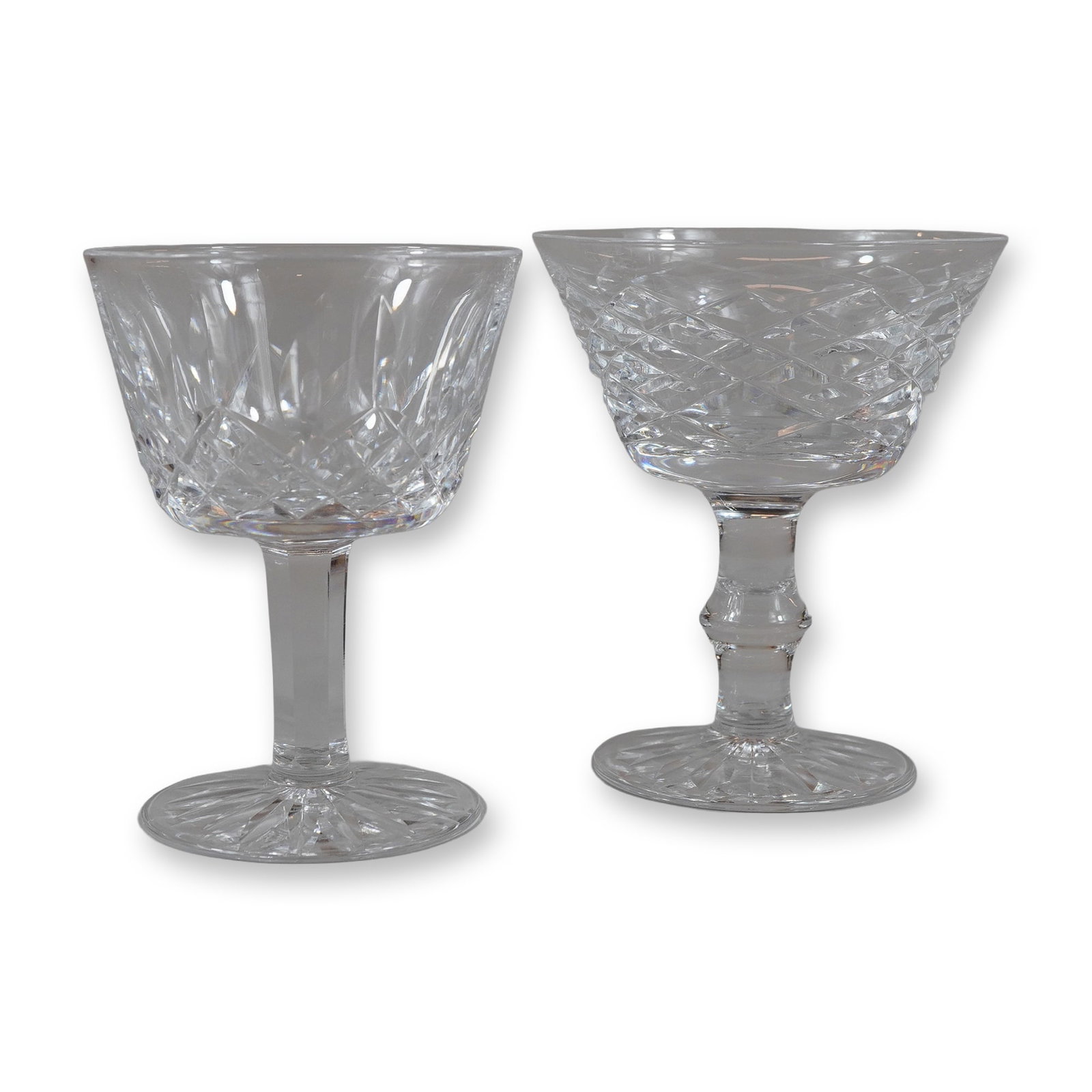 2pc Waterford Crystal Glasses Liqour Glasses, Lismore and Tyrone (1 of 4)