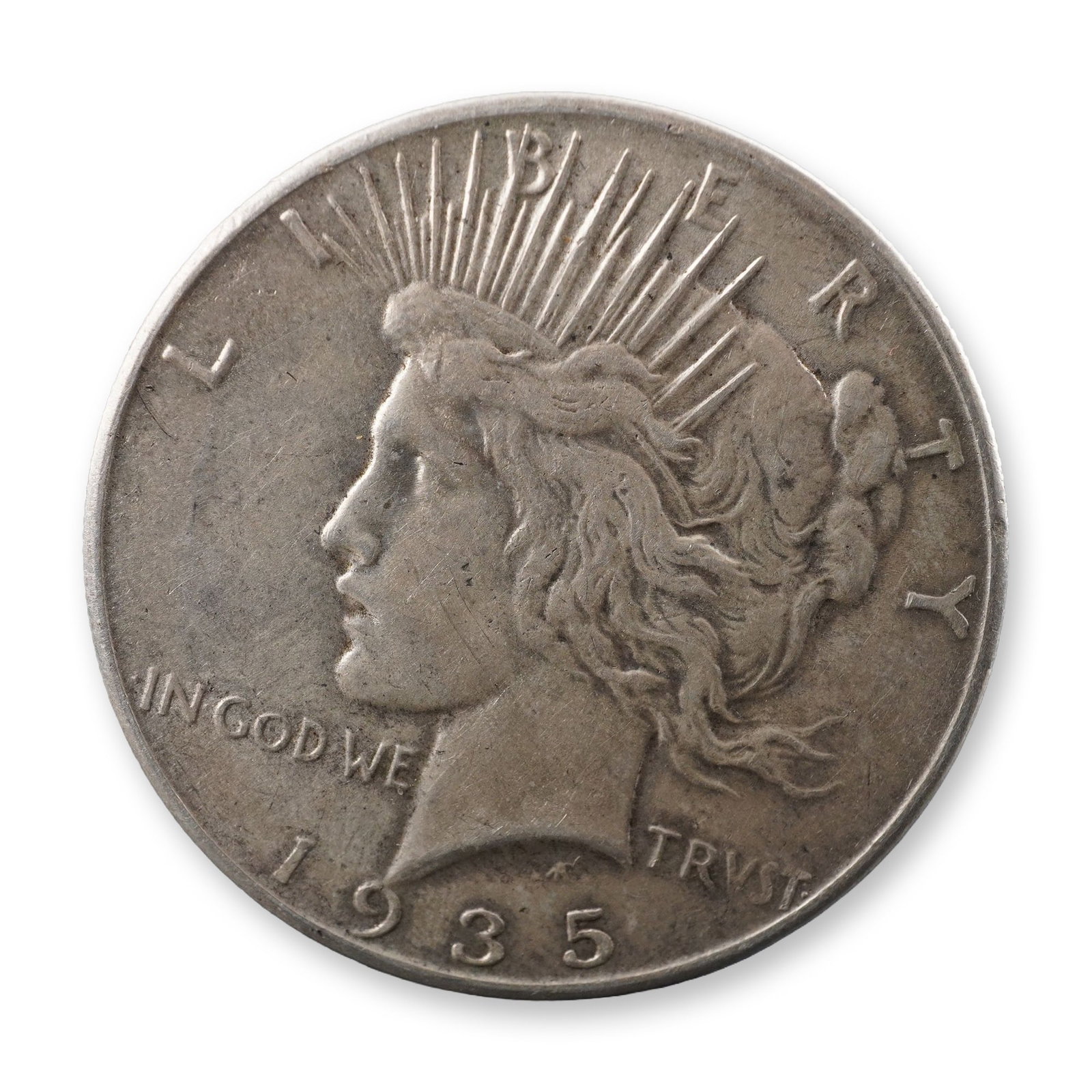 1935 Peace Silver Dollar Coin (1 of 4)