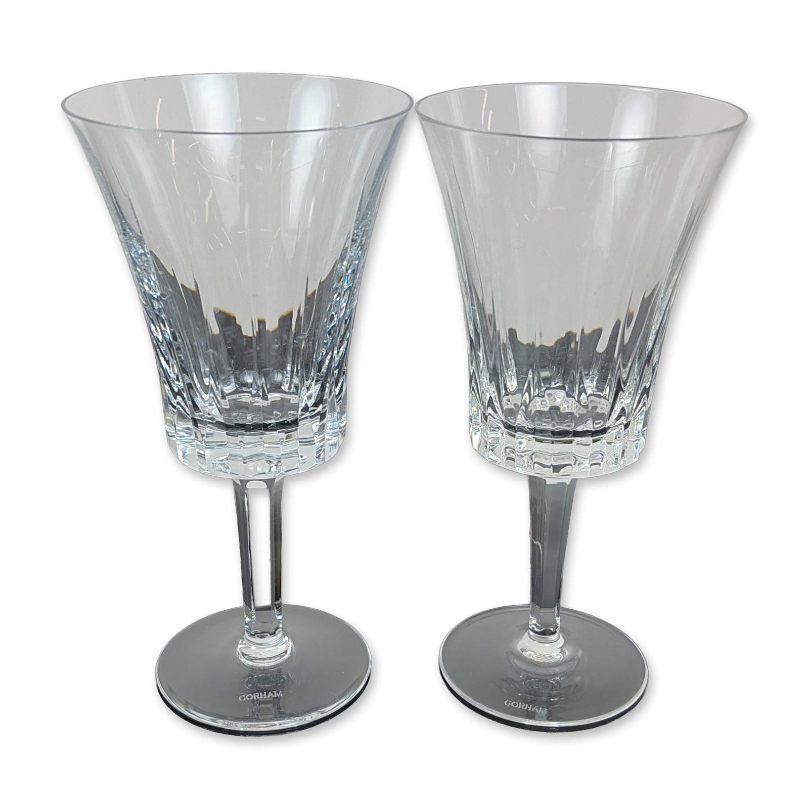 Pair of Gorham Richelieu-Rondo Water Goblets (1 of 2)