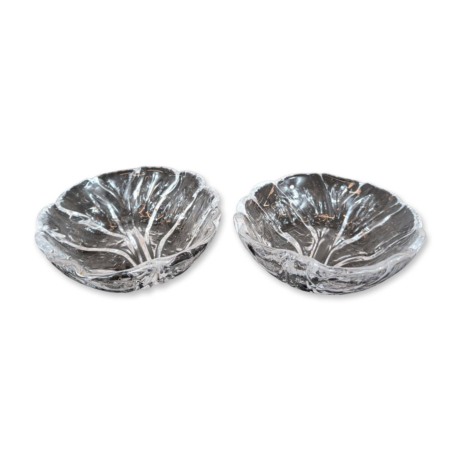 Pair of Orrefors Eden Glass Bowls (1 of 4)