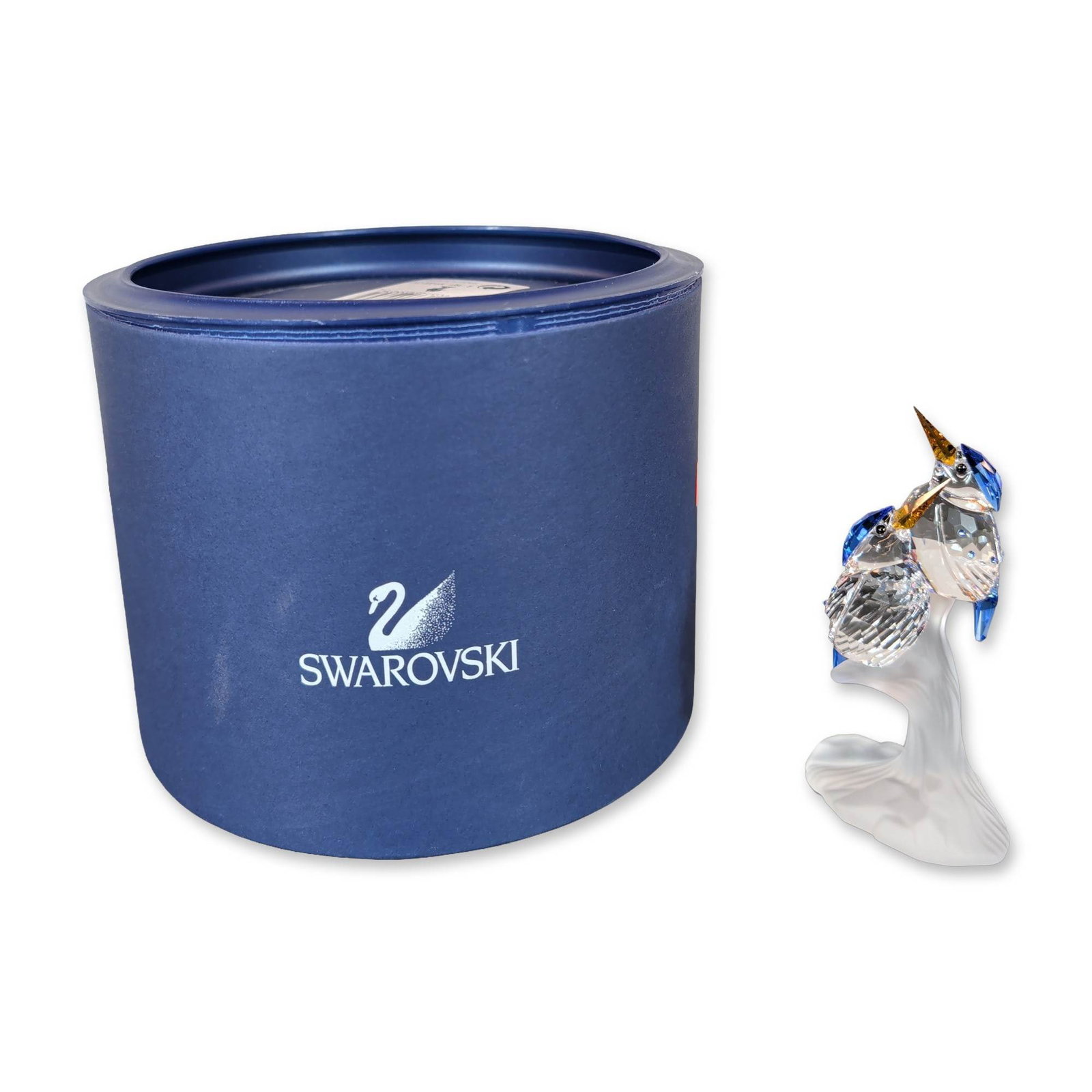 Swarovski Crystal Kingfishers Bird Figurine (1 of 4)
